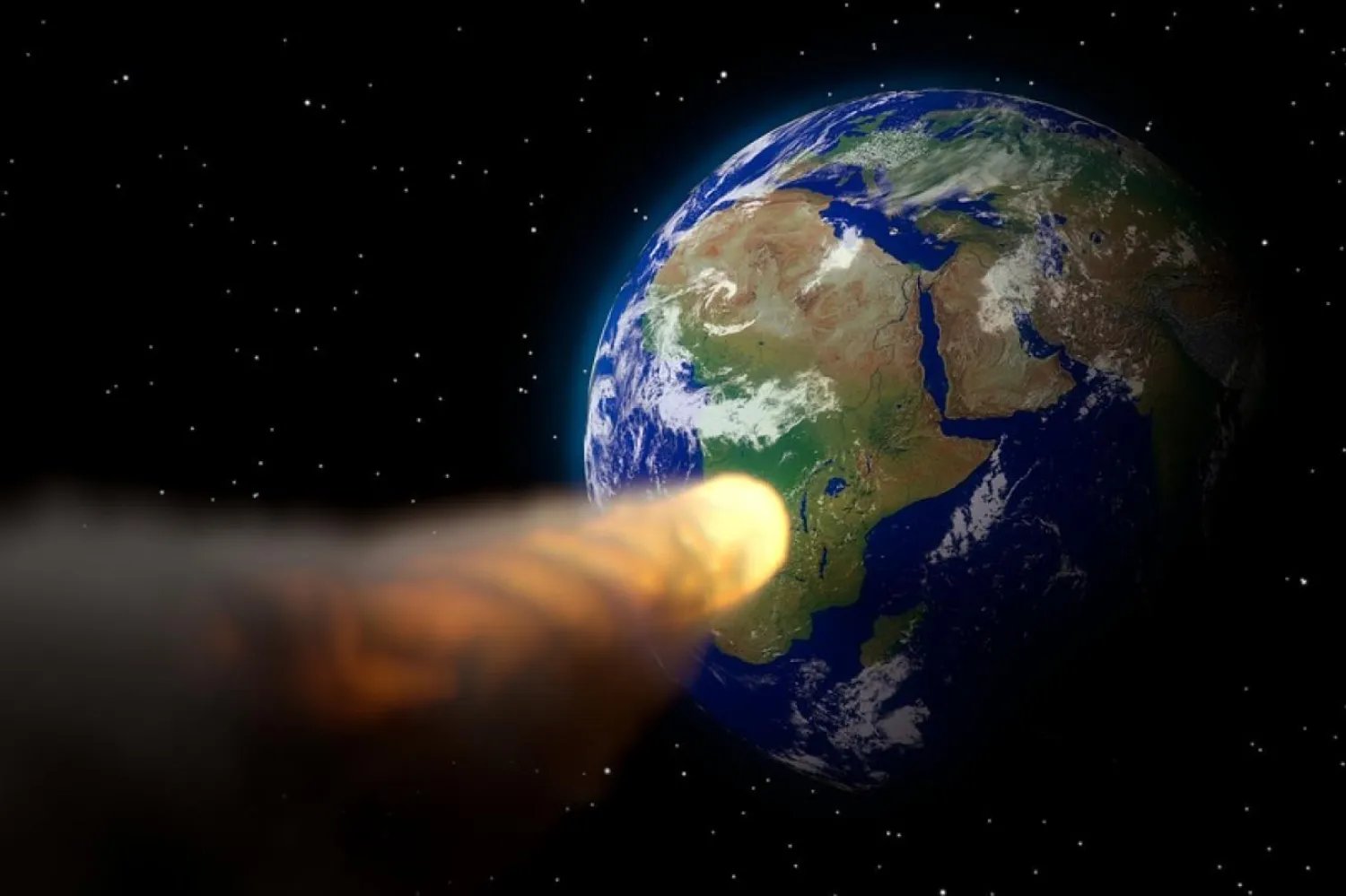  Uzmanlara göre Dünya atmosferine her gün binlerce parlak ve büyük meteor giriyor (Pixabay)