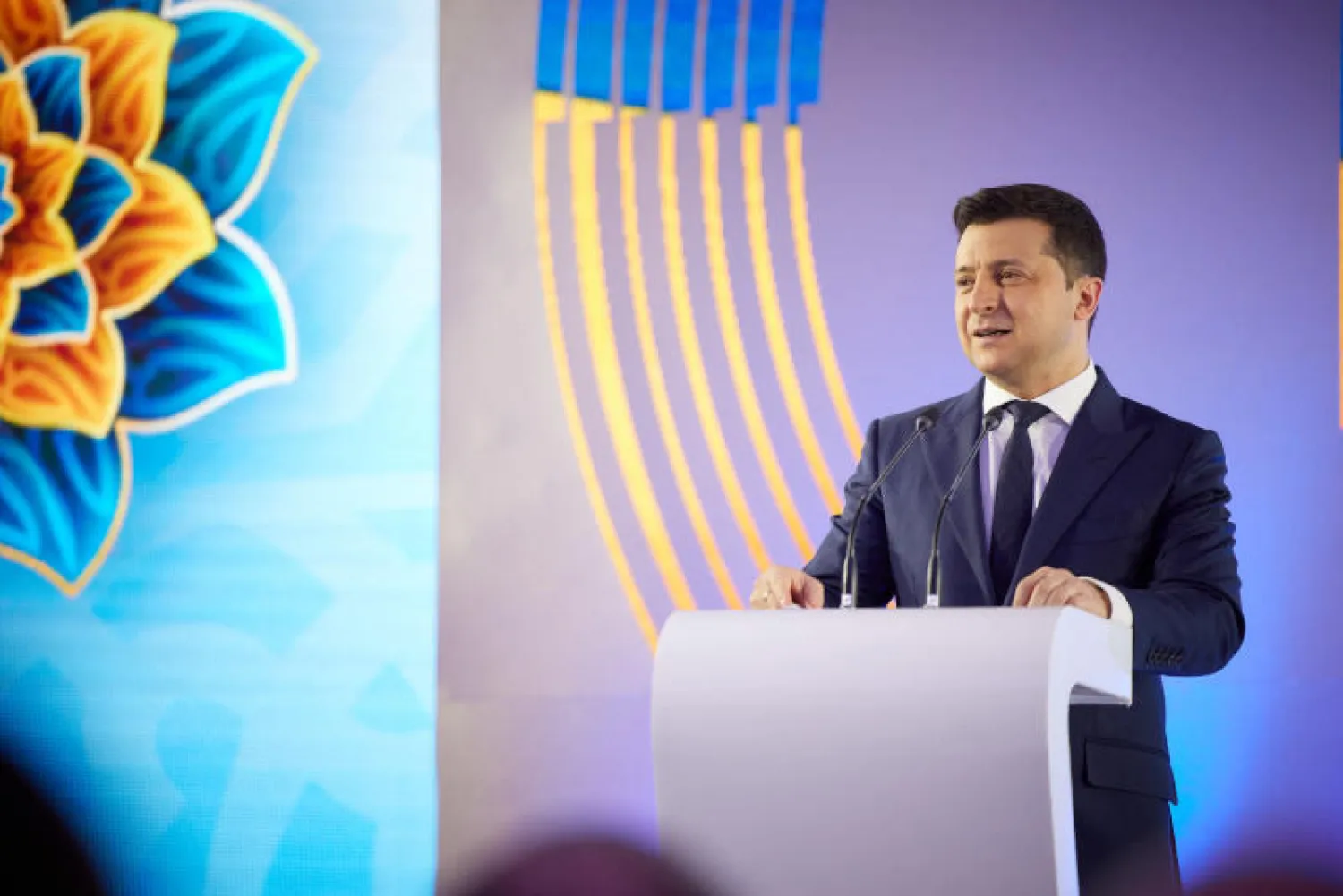 الرئيس الأوكراني فولوديمير زيلينسكي (أ.ف.ب)