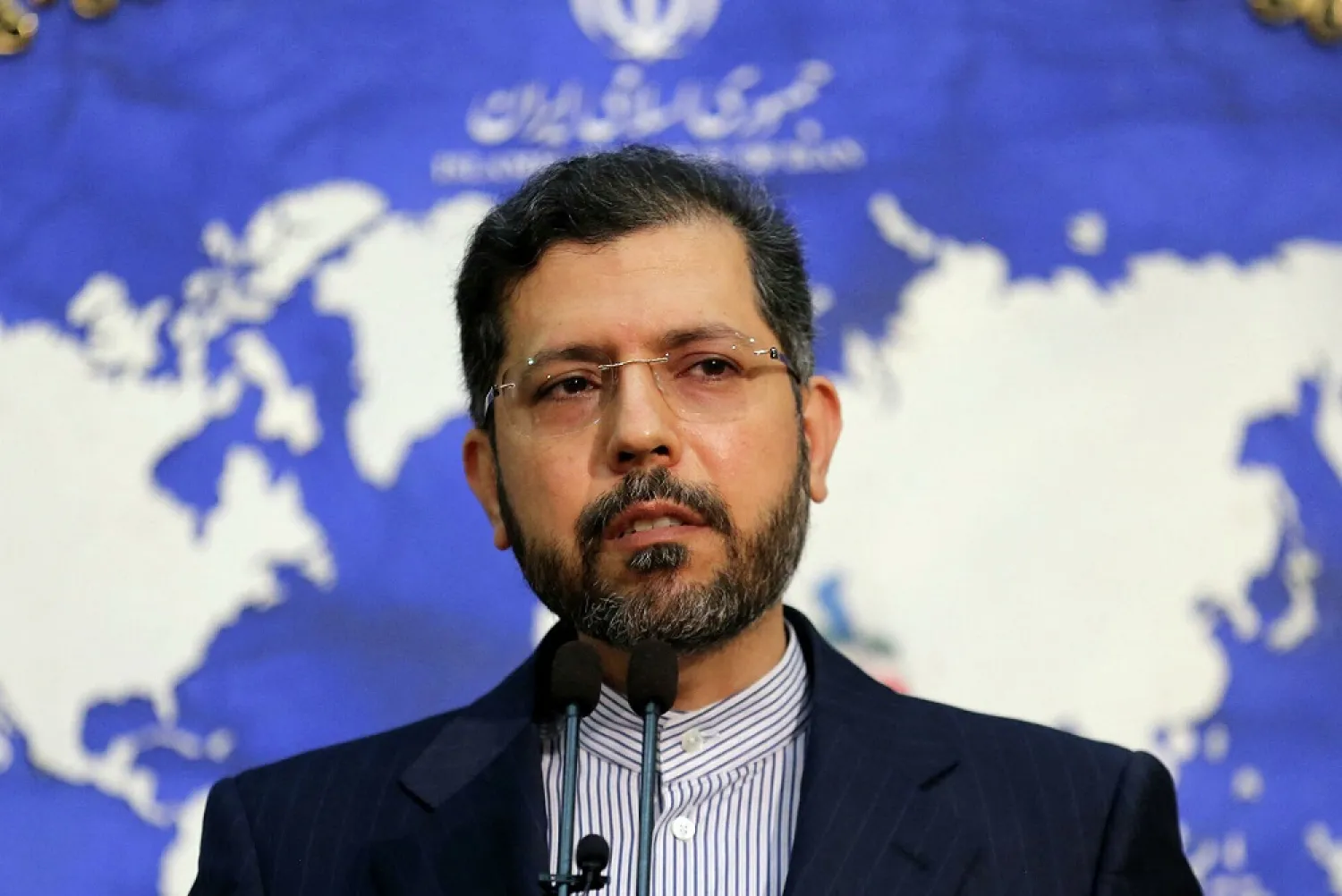 Iranian Foreign Ministry Spokesman Saeed Khatibzadeh. (AFP)