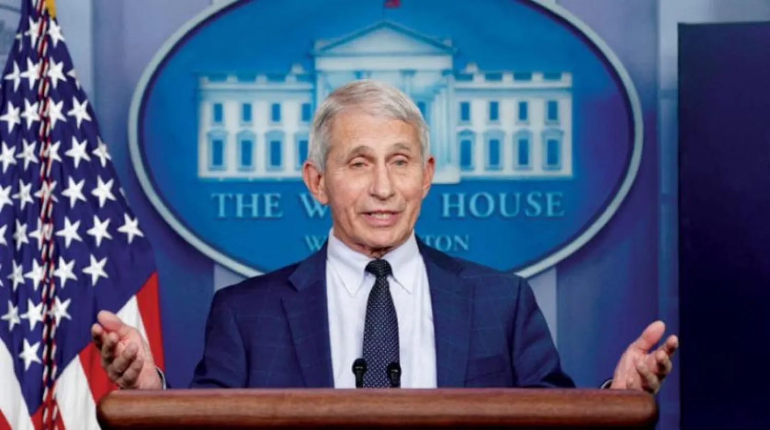 ABD Ulusal Alerji ve Bulaşıcı Hastalıklar Enstitüsü Direktörü Dr. Anthony Fauci, Aralık ayı başlarında Beyaz Saray’da düzenlediği basın toplantısı sırasında (Reuters)