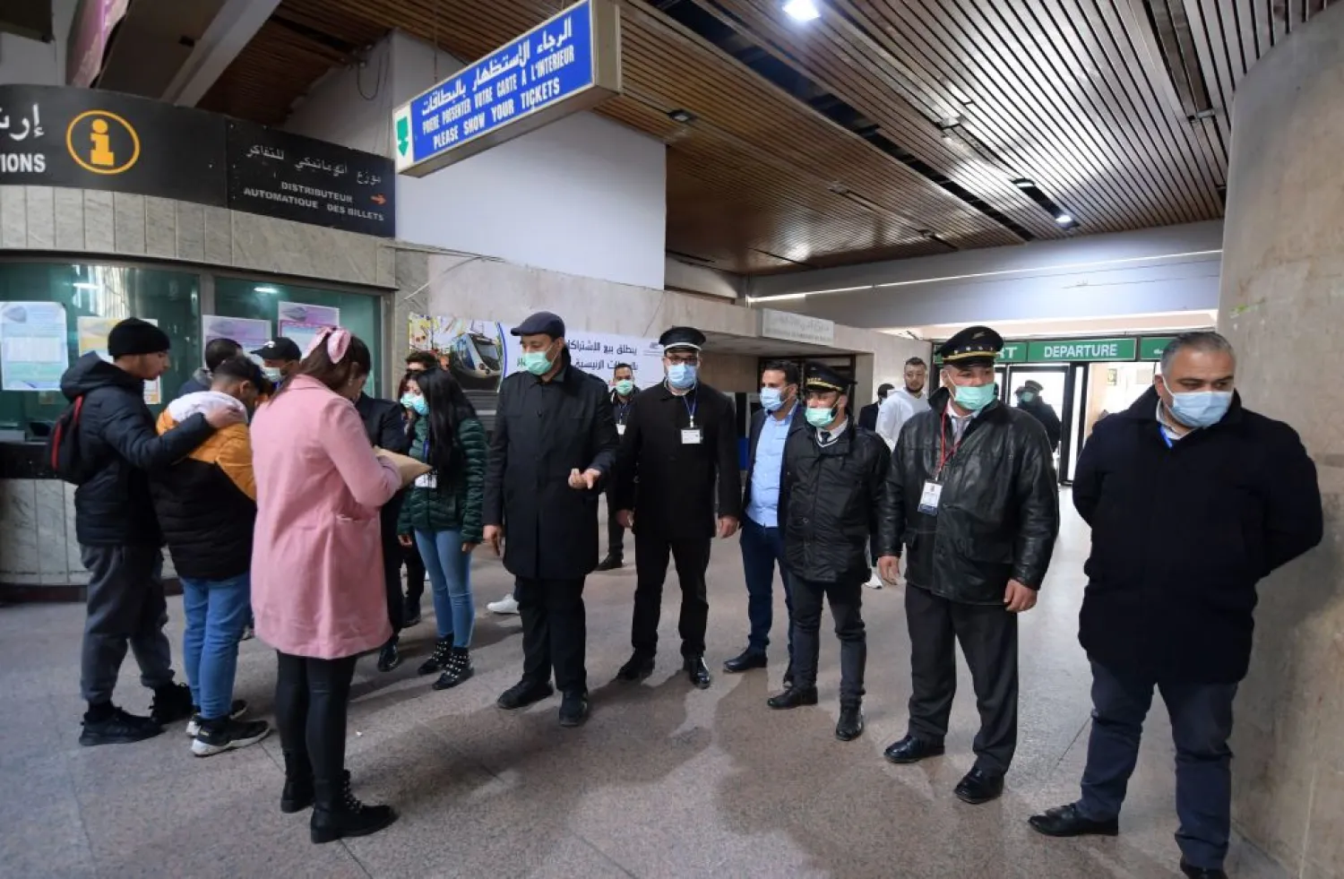 Dozens of people protested in central Tunis on Tuesday and Wednesday against the new measures. (Getty Images)