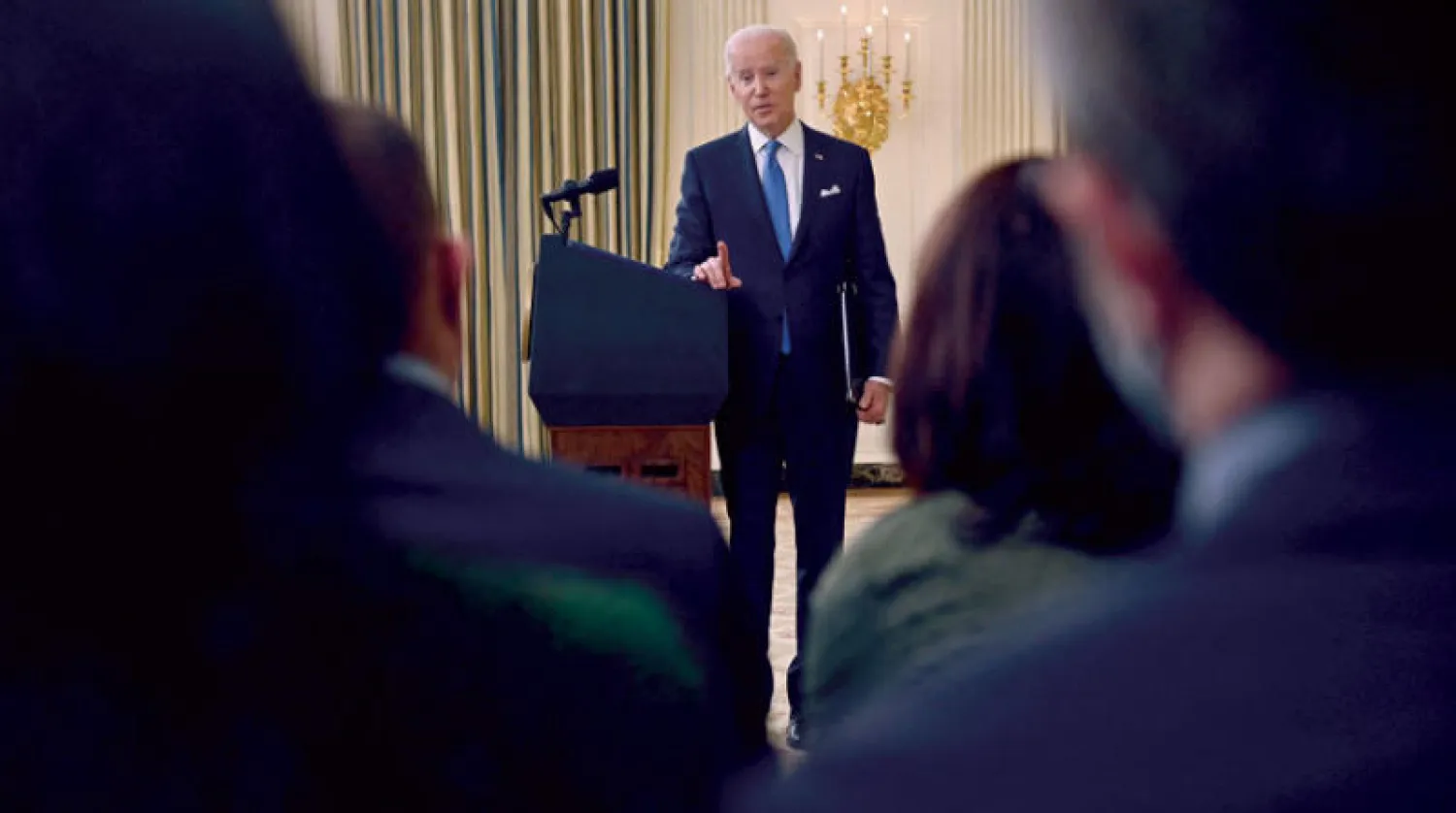 لا يزال بايدن يأمل في تمرير مشروعه لخطّة ضخمة للإنفاق الاجتماعي في مجلس الشيوخ (أ.ف.ب)