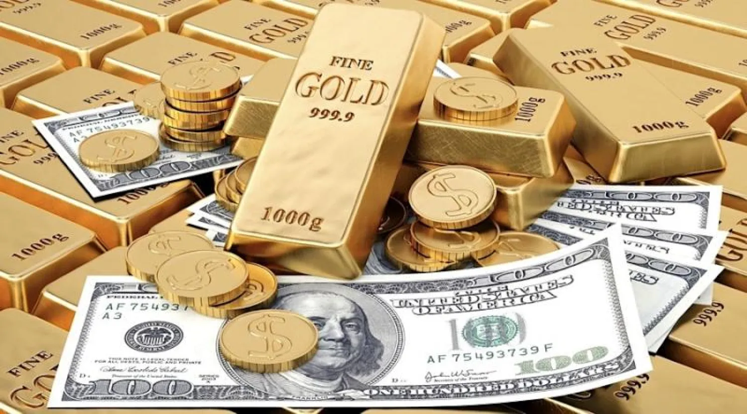 الذهب يرتفع والدولار يتراجع