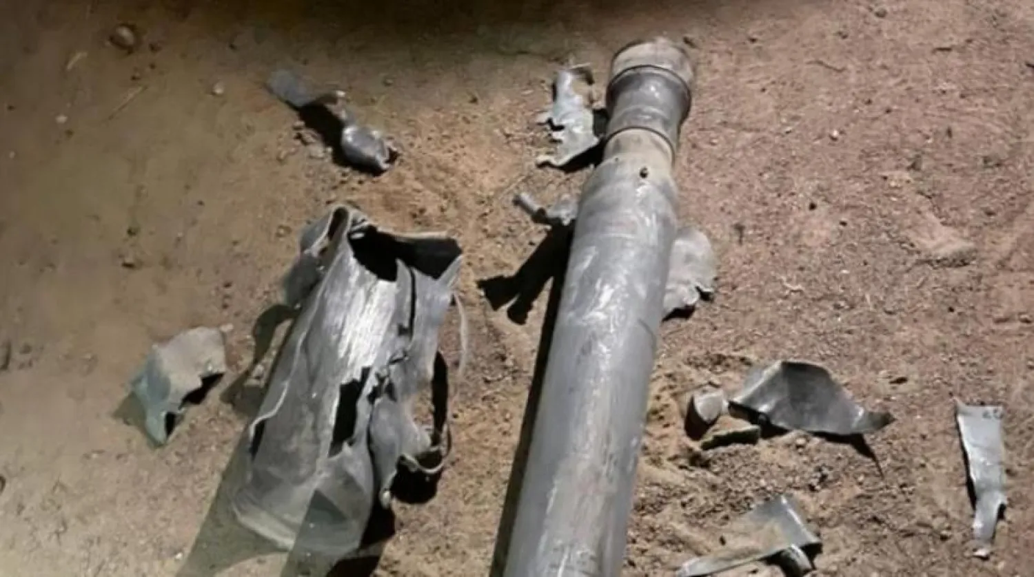 Necran’da hedef alınan bir köydeki mermi (Şarku’l Avsat)