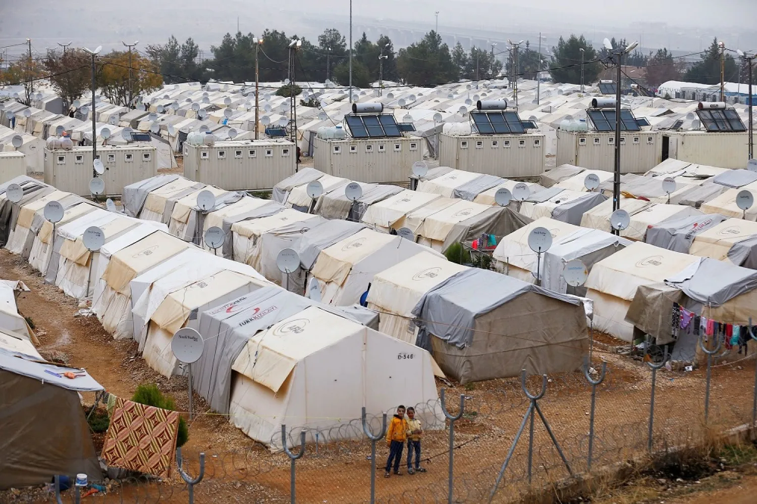 A general view of the Nizip refugee camp, near the Turkish-Syrian border in the Gaziantep province, Turkey. (Reuters file photo) 