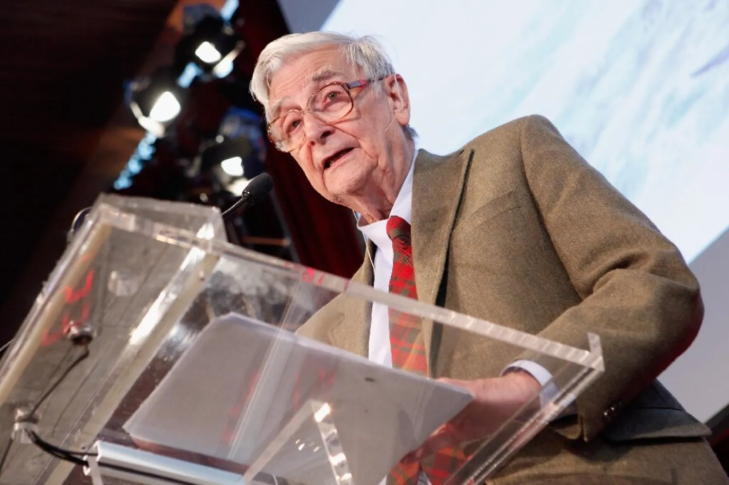 Edward O. Wilson, pictured in 2012, was considered the world's leading expert on ants. (AFP)