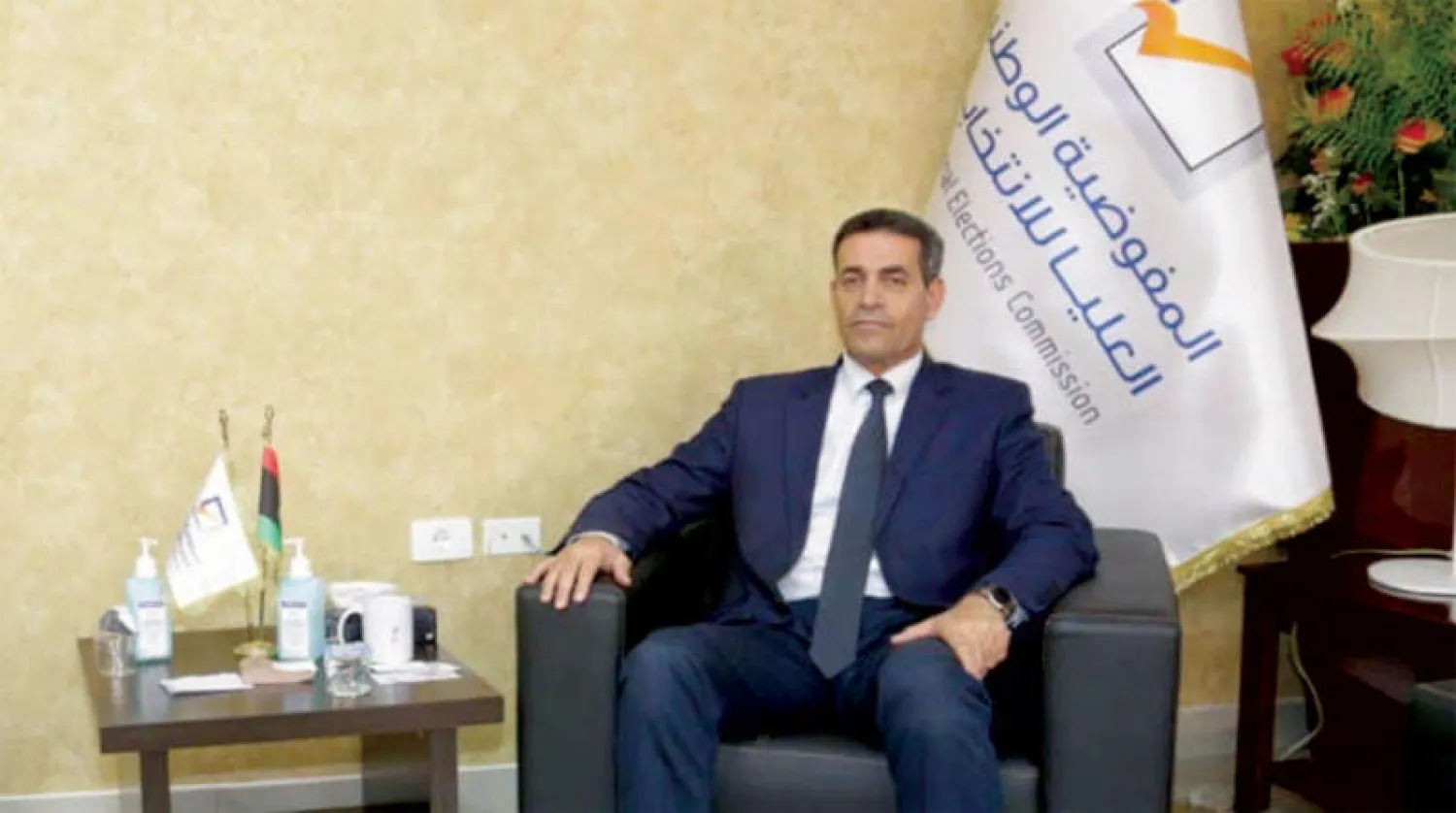 عماد السائح رئيس المفوضية العليا للانتخابات (المركز الإعلامي للمفوضية)
