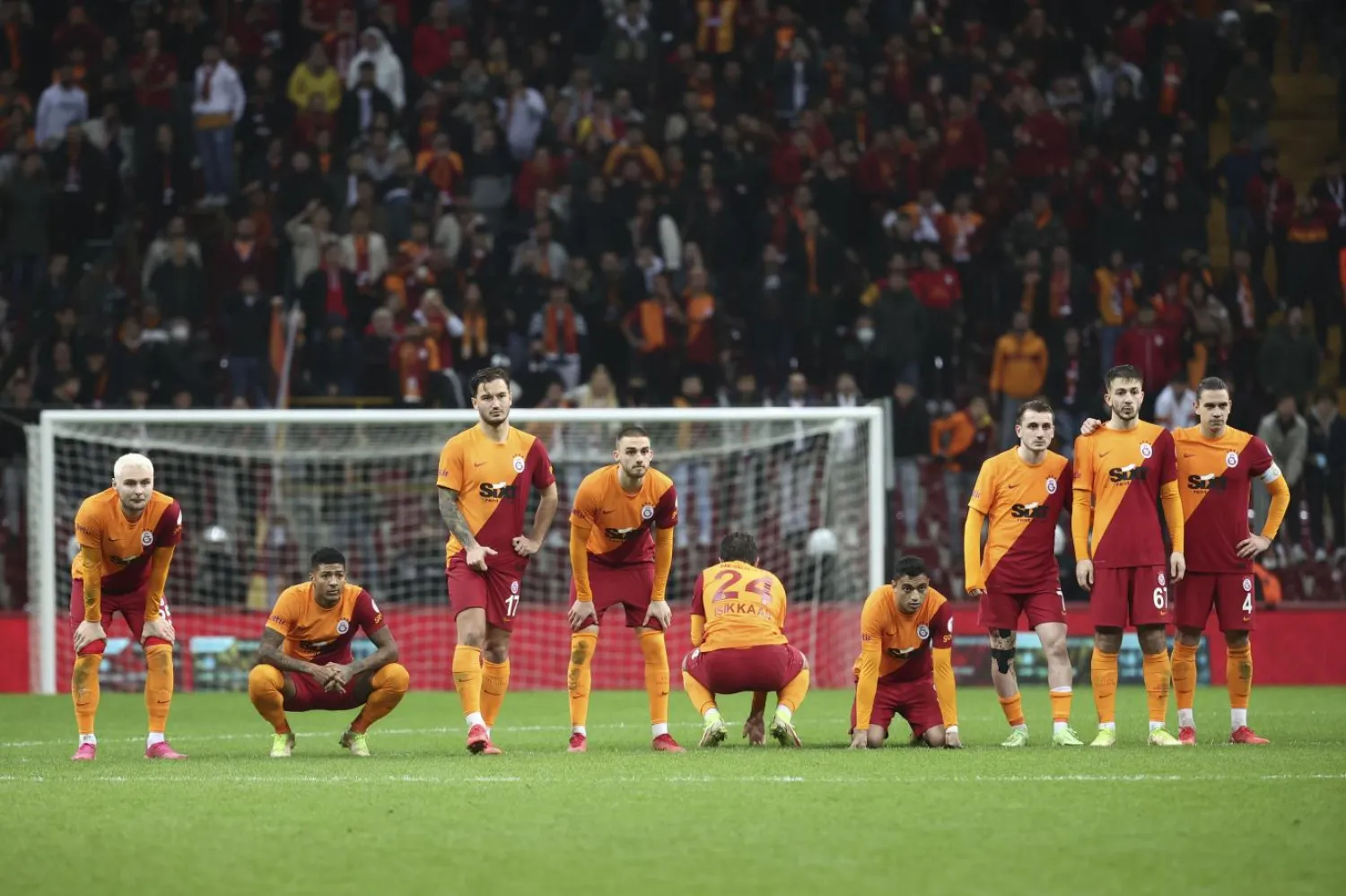 Türkiye Kupası'ndan elenen, Süper Lig'de liderin 19 puan gerisinde kalan Galatasaray için tek hedef UEFA Avrupa Ligi kaldı / Fotoğraf: AA
