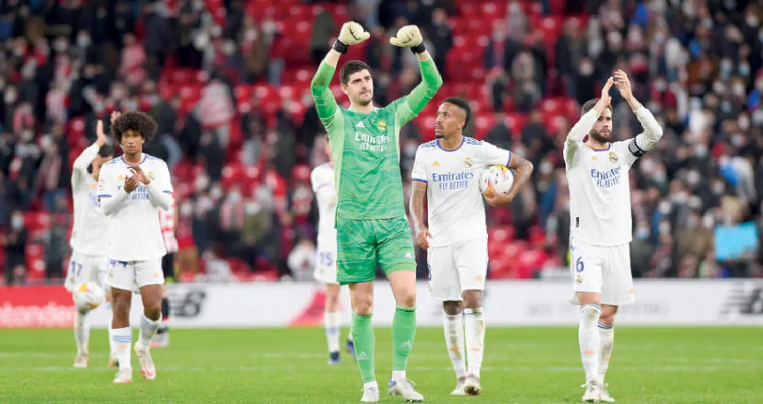 ريال مدريد يتطلع لتعزيز صدارته في الدوري الإسباني (أ.ف.ب)