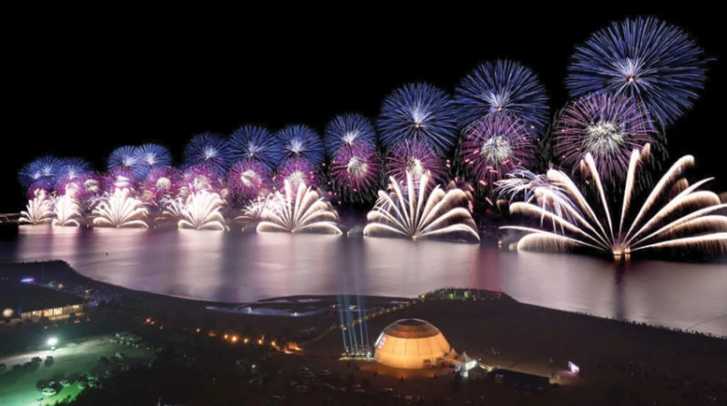 استمرت الألعاب النارية في رأس الخيمة 12 دقيقة (وام)