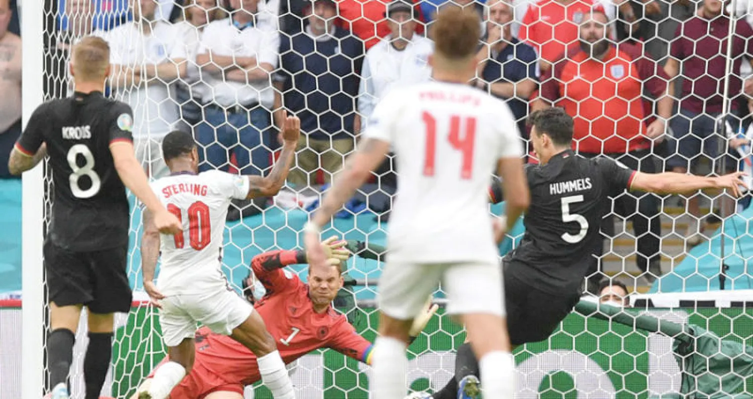 ألمانيا تودع كأس الأمم الأوروبية (يورو 2020) من دور الـ16 بالخسارة أمام إنجلترا (أ.ف.ب)