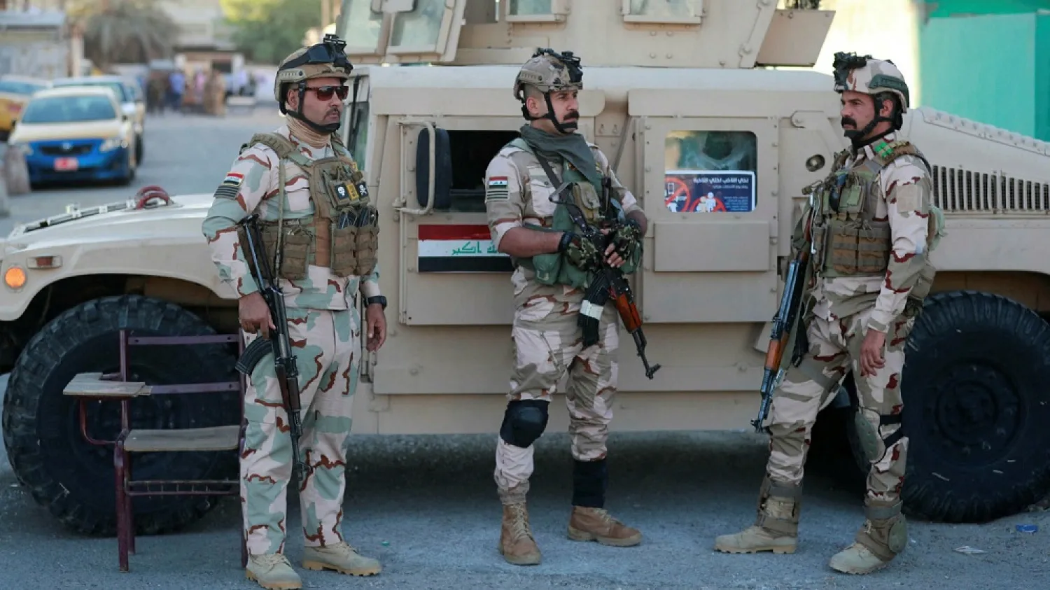 Iraqi security forces in Baghdad. (AFP file photo)