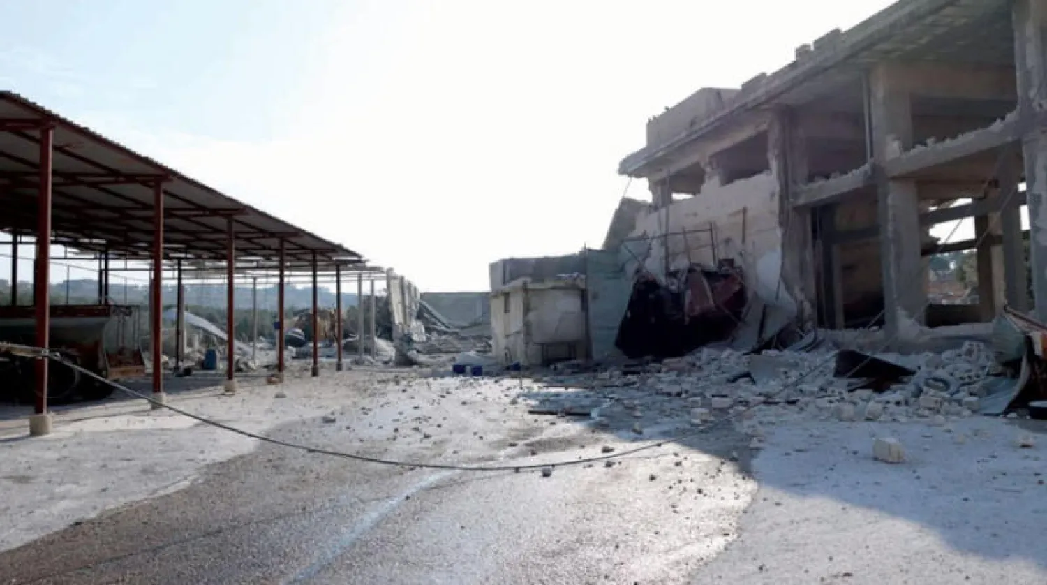 الطيران الروسي استهدف محطة العرشاني لضخ المياه على الأطراف الغربية لمدينة إدلب (الشرق الأوسط)