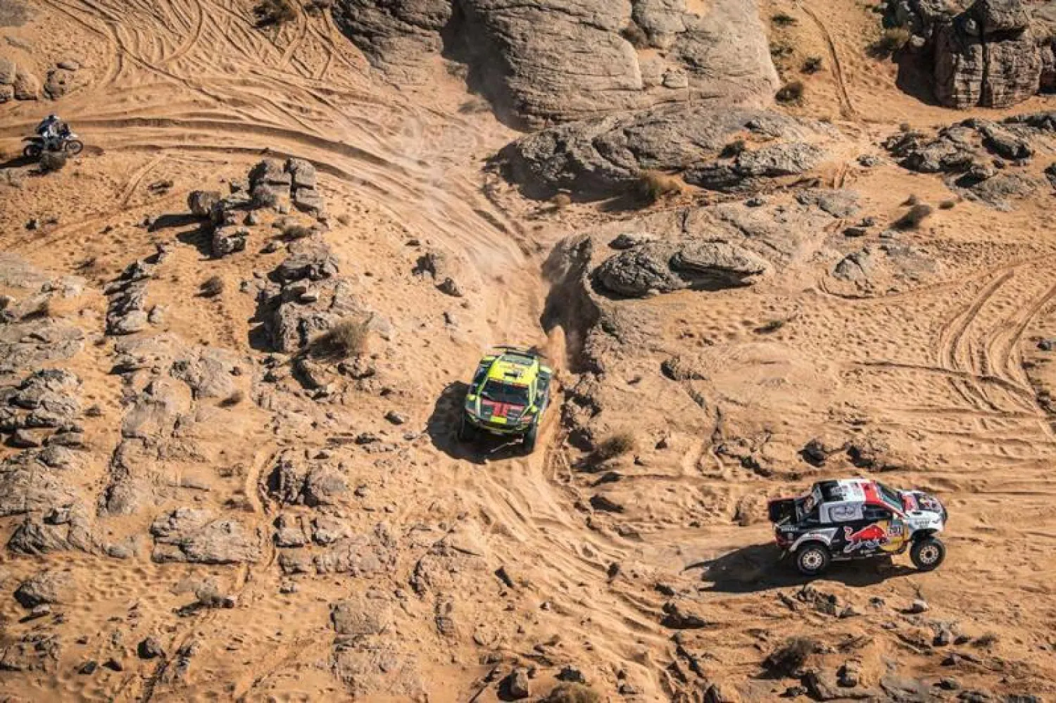 جانب من منافسات المرحلة الأولى في منطقة حائل (الشرق الأوسط)