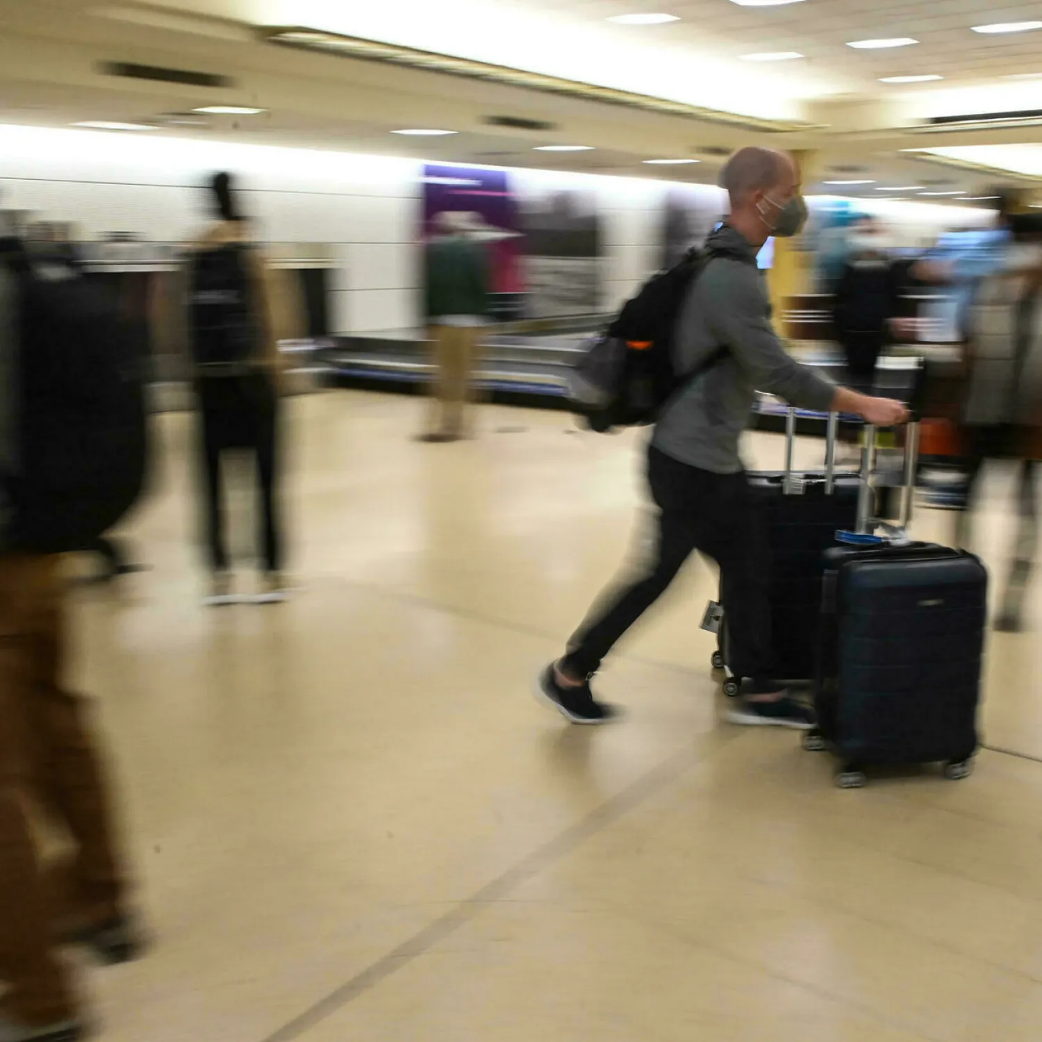 The surge in coronavirus numbers worldwide has caused widespread travel disruptions. ROBERTO SCHMIDT AFP/File

