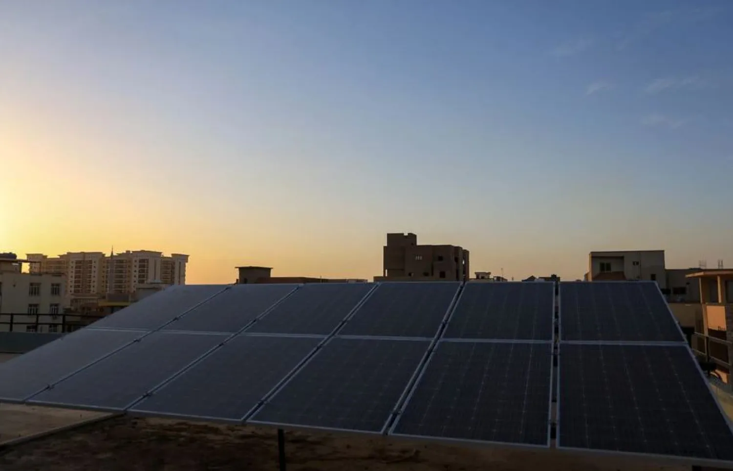  A solar panel is seen on the roof of a house in Khartoum, Sudan on May 17, 2021. REUTERS/El Tayeb Siddig
