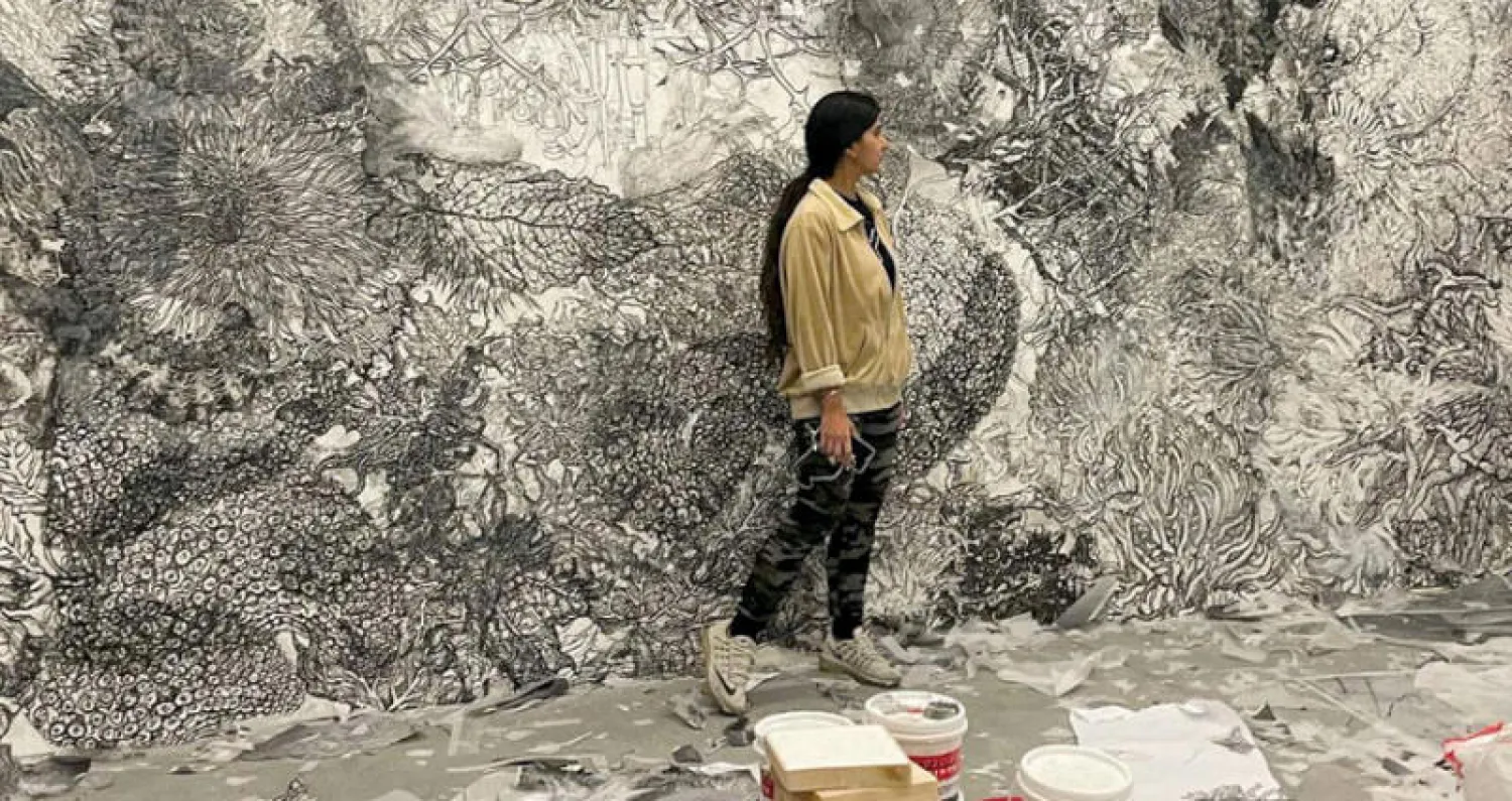 الفنانة الهندية سيمرين والبحث عن حل بيئي في أعماق البحار