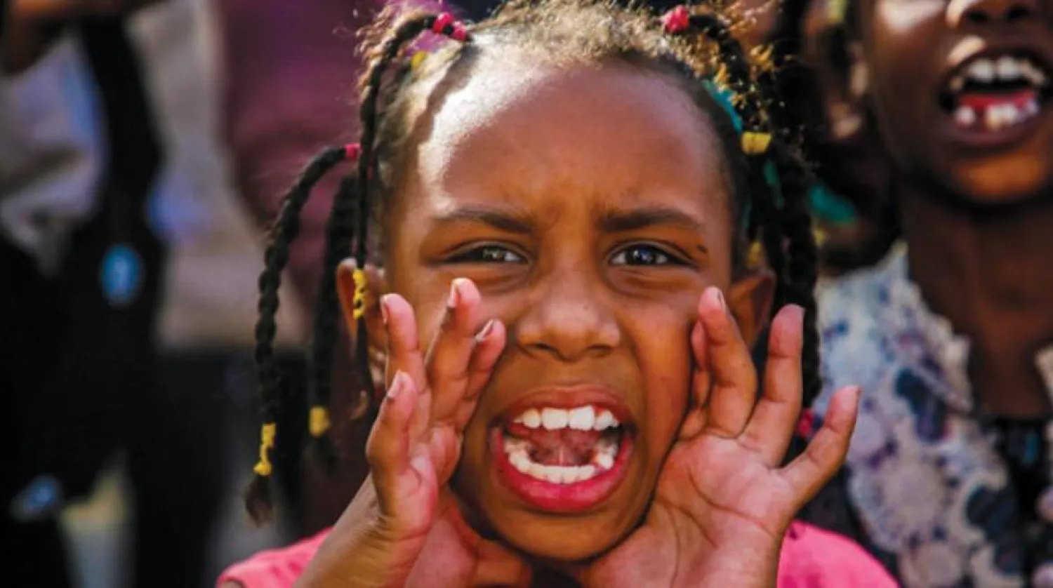 Sudan Cumhurbaşkanı Hartum’daki bir eylemci (EPA)