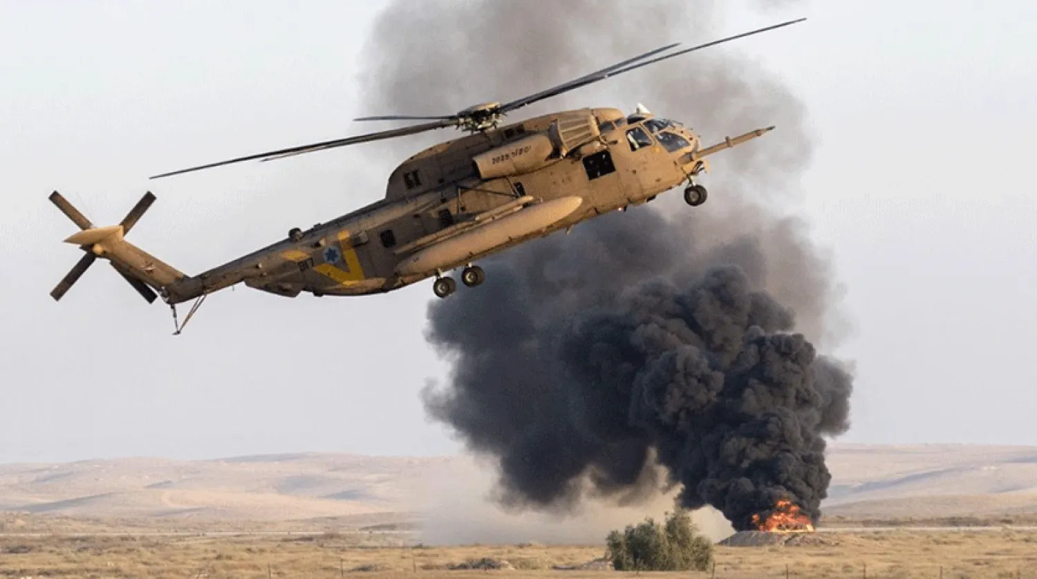 İsrail askeri helikopteri düştü (AFP)