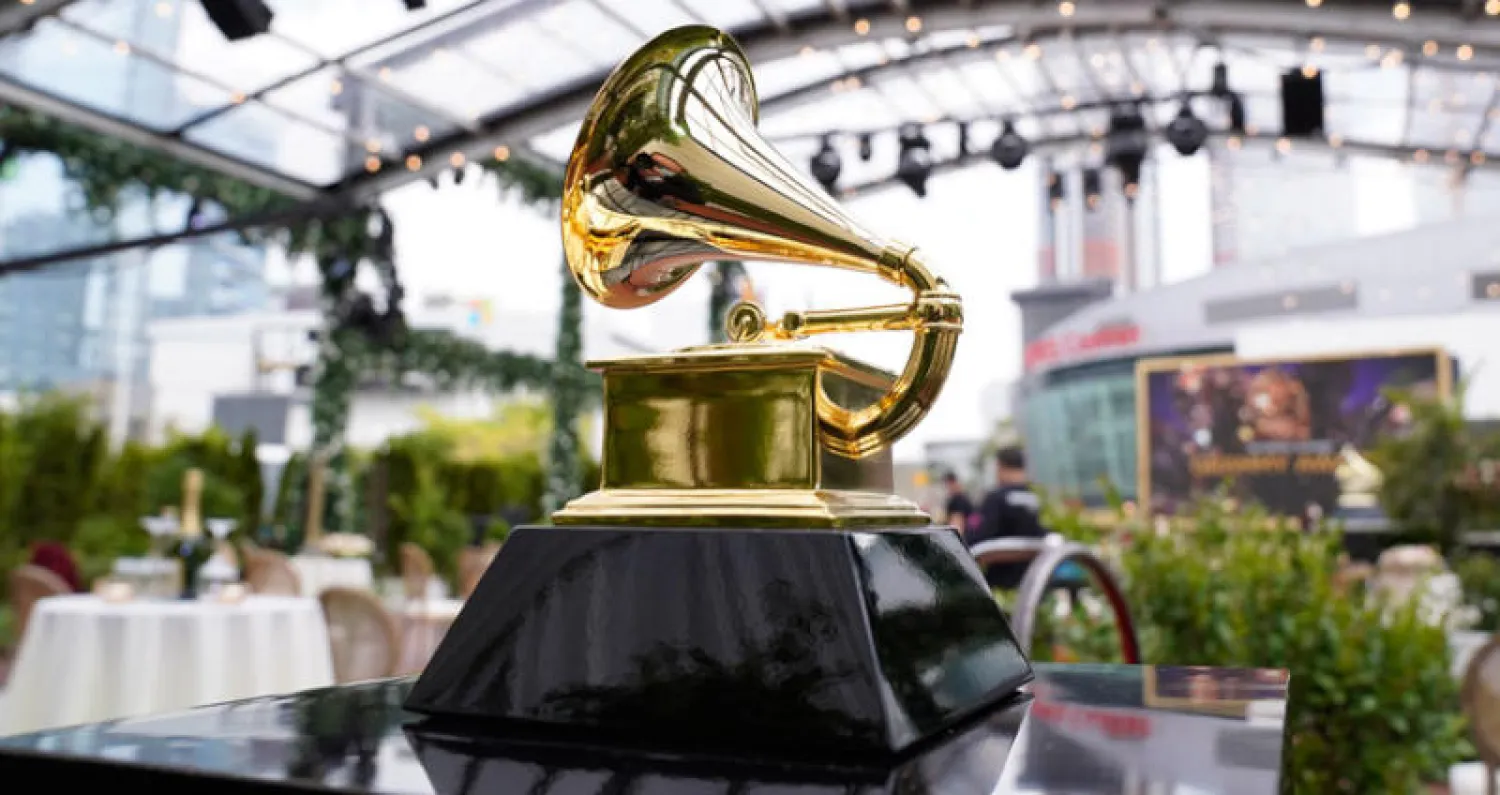 جائزة غرامي الزخرفية في مركز مؤتمرات لوس أنجليس (أ.ب)