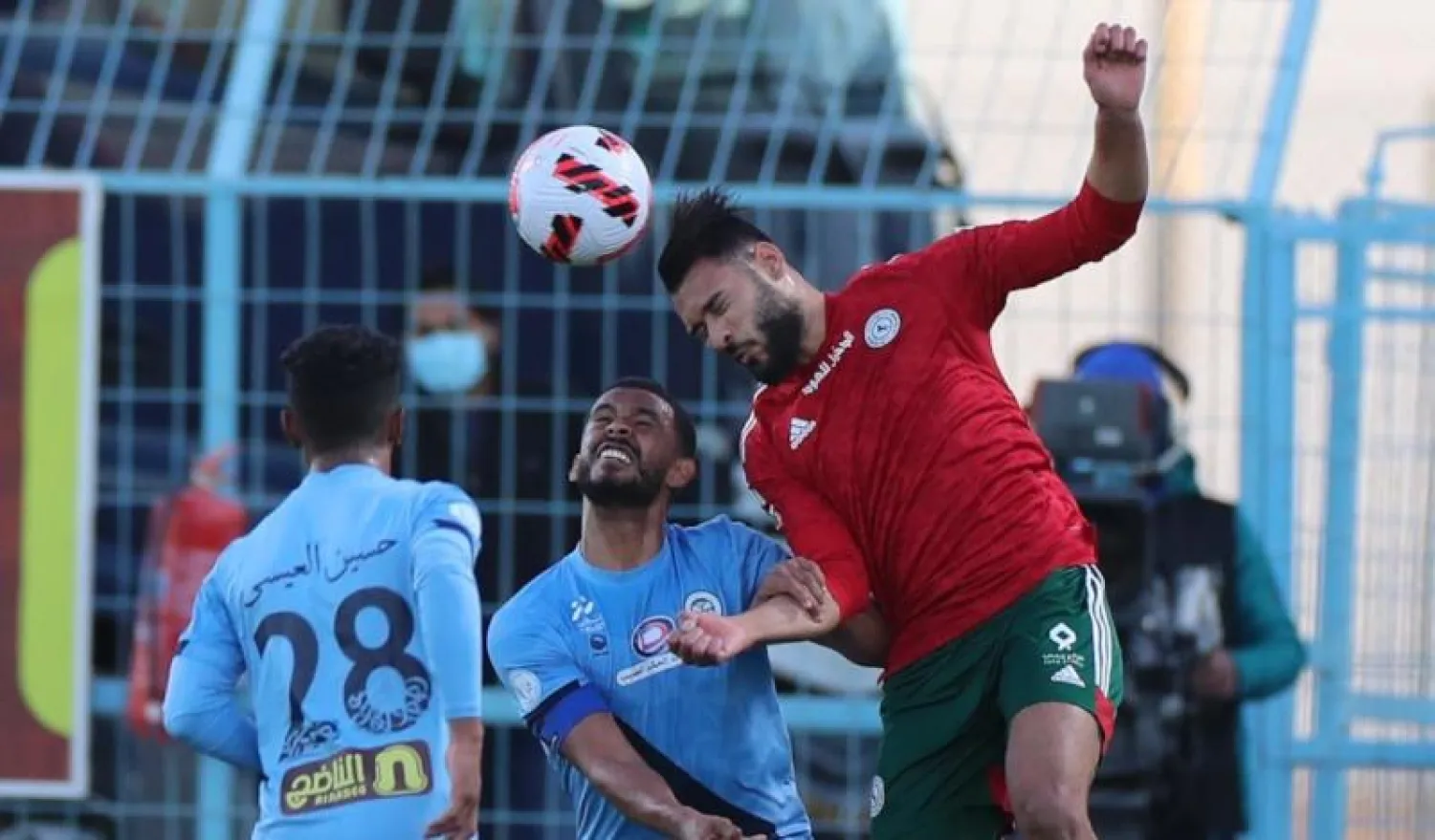 جانب من مواجهة الباطن والاتفاق (تصوير: سعد العنزي)