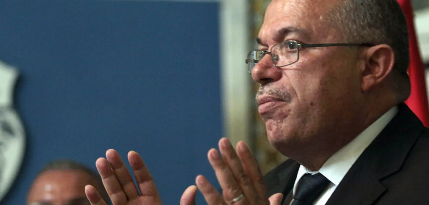 Former Tunisian justice minister Noureddine Bhiri, pictured here in this file photo from June 25, 2012 Fethi Belaid AFP/File