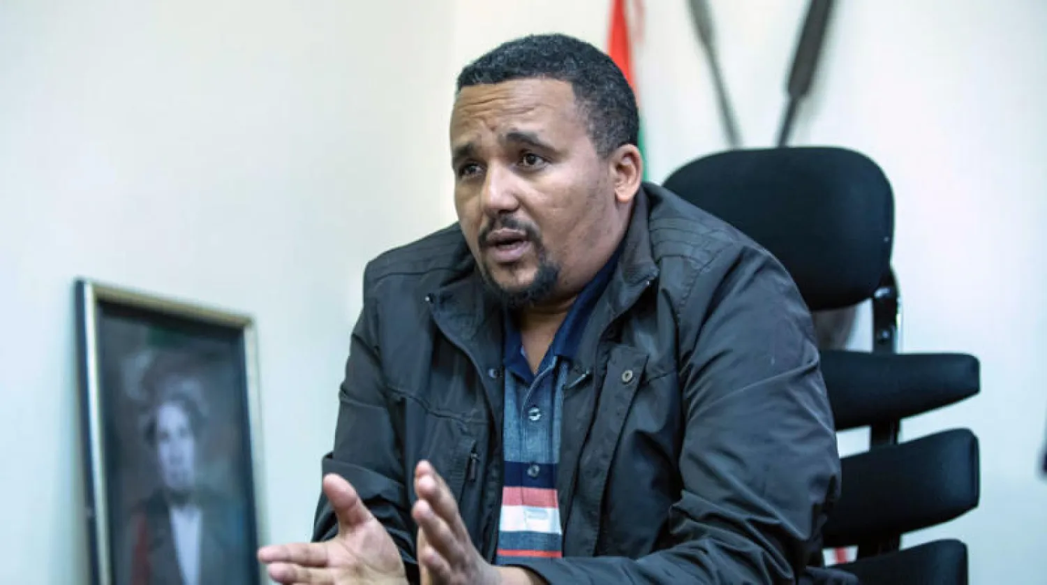 عضو المؤتمر الفيدرالي لأورومو جوار محمد الذي تم العفو عنه وكان حليفاً سابقاً لآبي أحمد (أ.ب)