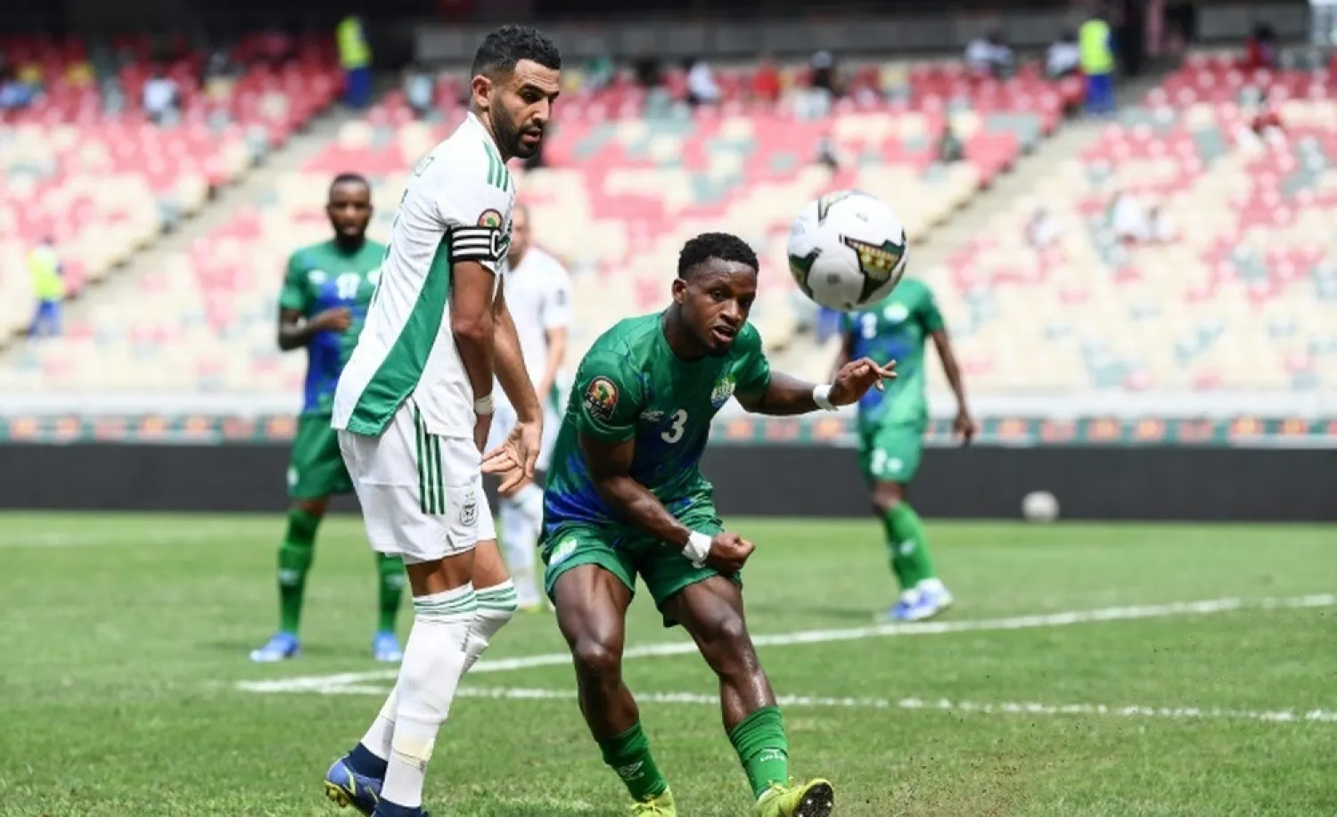 Riyad Mahrez and Algeria stuttered to a 0-0 draw against Sierra Leone in the opening game of their Africa Cup of Nations title defense on Tuesday. (AFP)