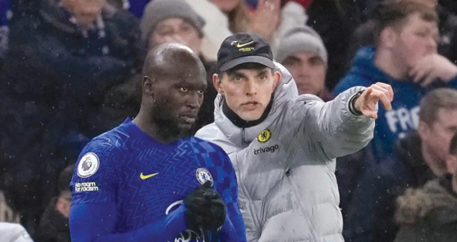 اعتذار لوكاكو لتوخيل هل أنهى مشاكله مع المدرب وتشيلسي؟ (أ.ب)