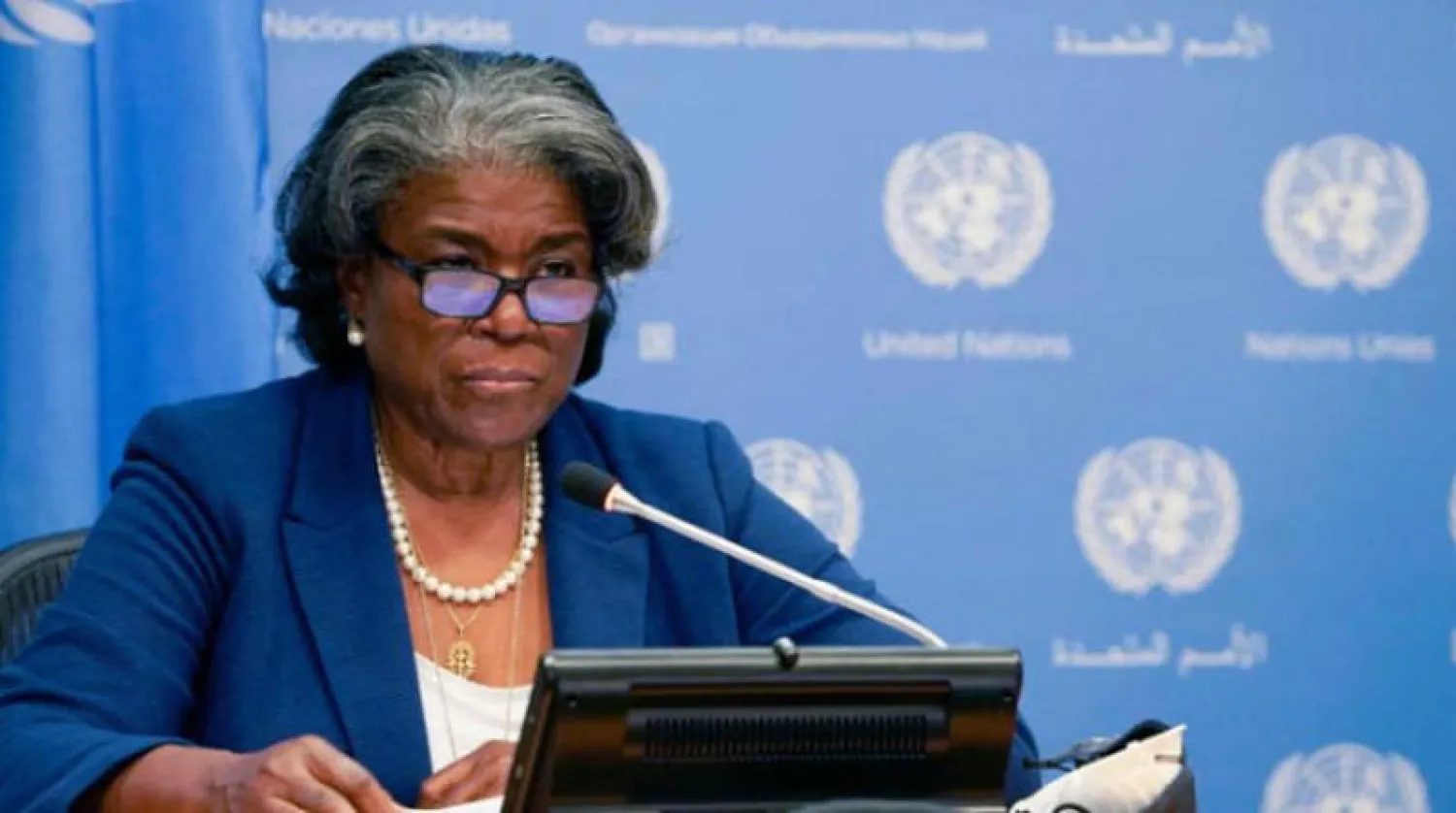 مندوبة واشنطن لدى الأمم المتحدة ليندا توماس غرينفيلد (أ.ف.ب)