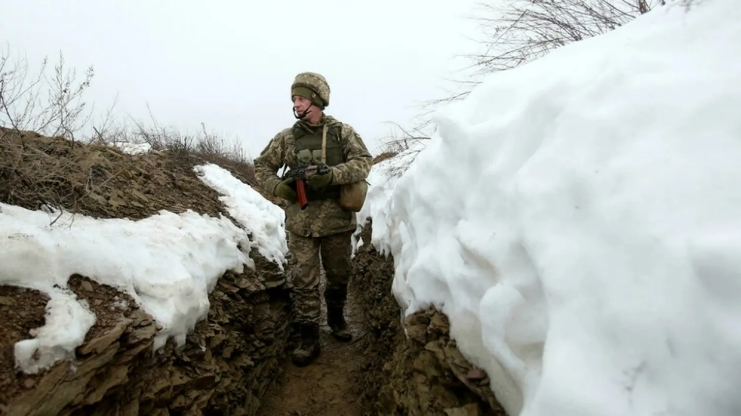 Diplomatic efforts are under way to try and defuse the mounting crisis on Ukraine's border with Russia. Anatolii STEPANOV AFP/File
