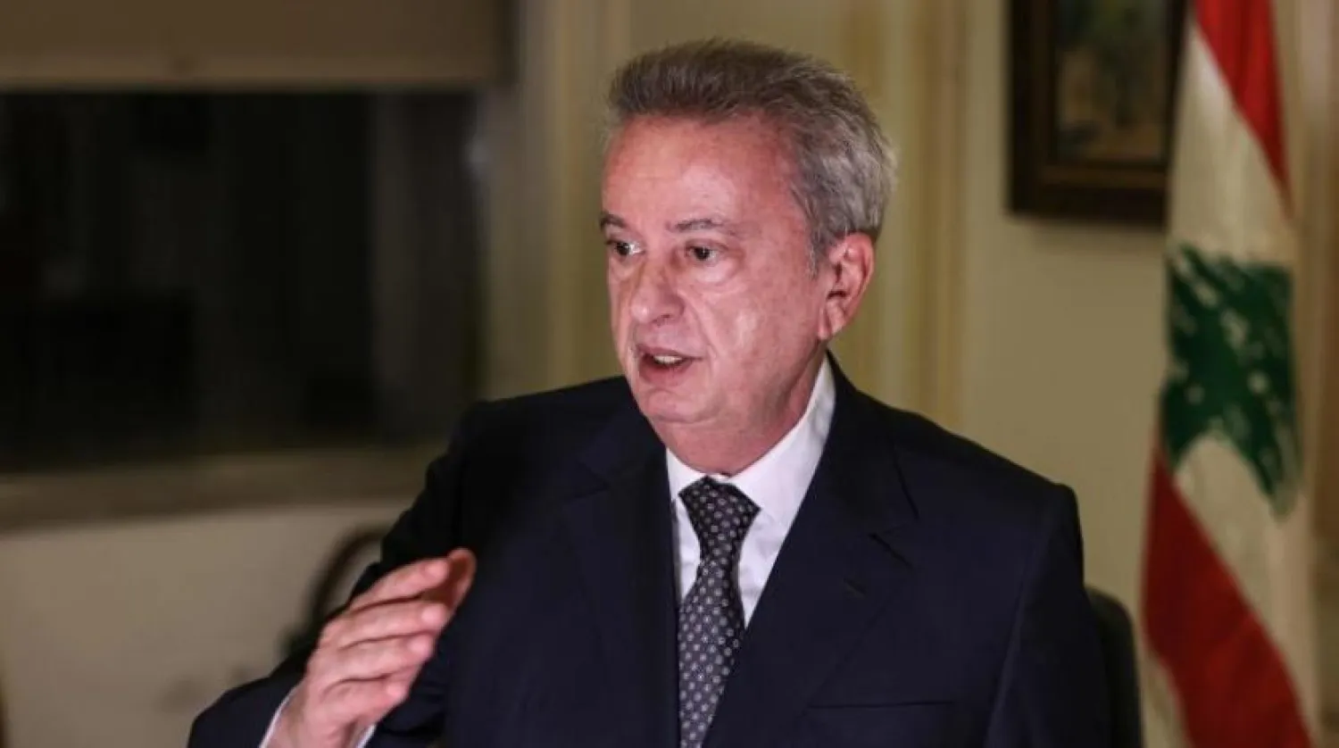 Lübnan Merkez Bankası Başkanı Riyad Selame (AFP)
