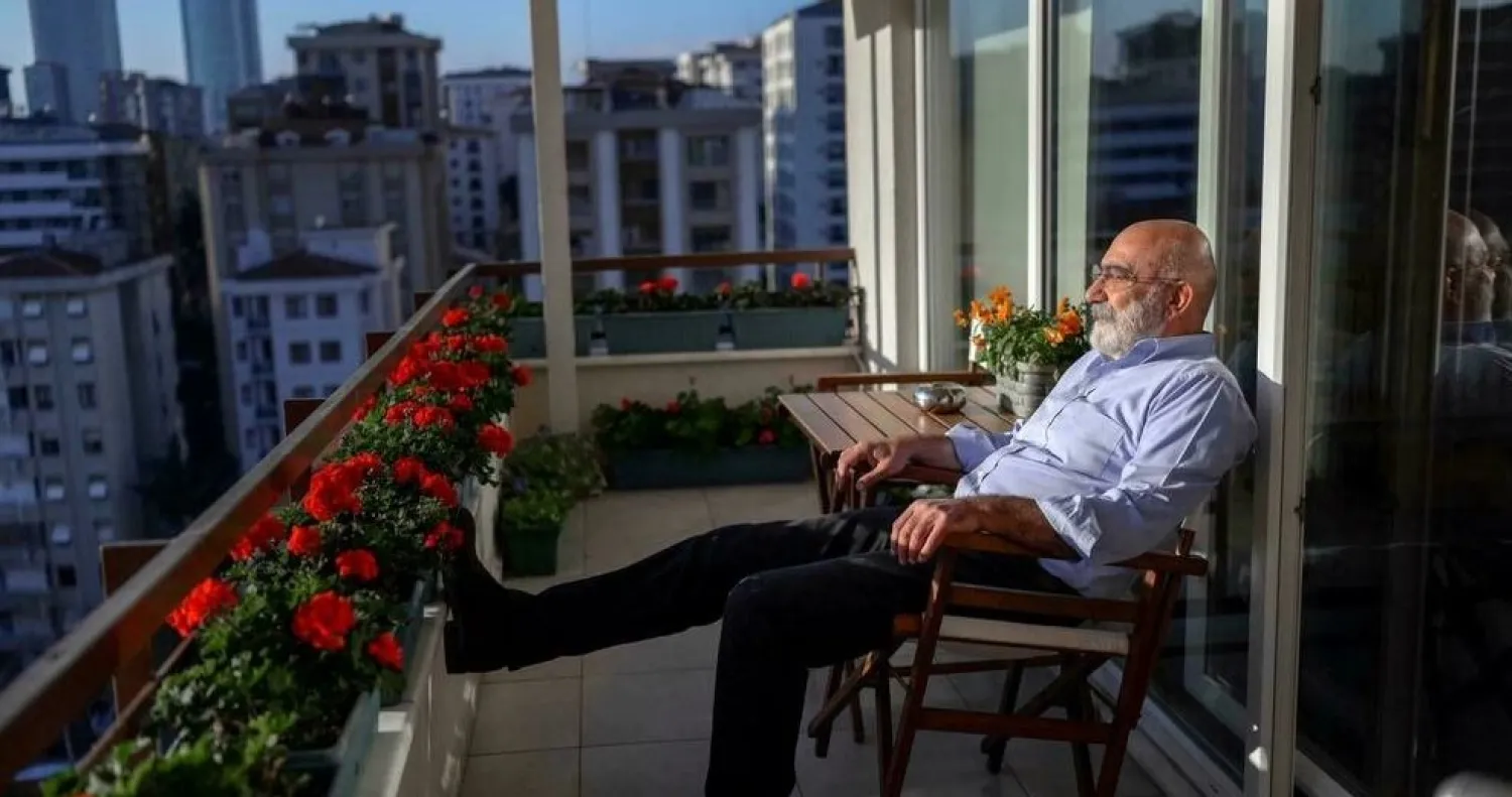 Turkish author Ahmet Altan says he feels an added urgency to write after spending nearly five years in jail on tenuous charges BULENT KILIC AFP
