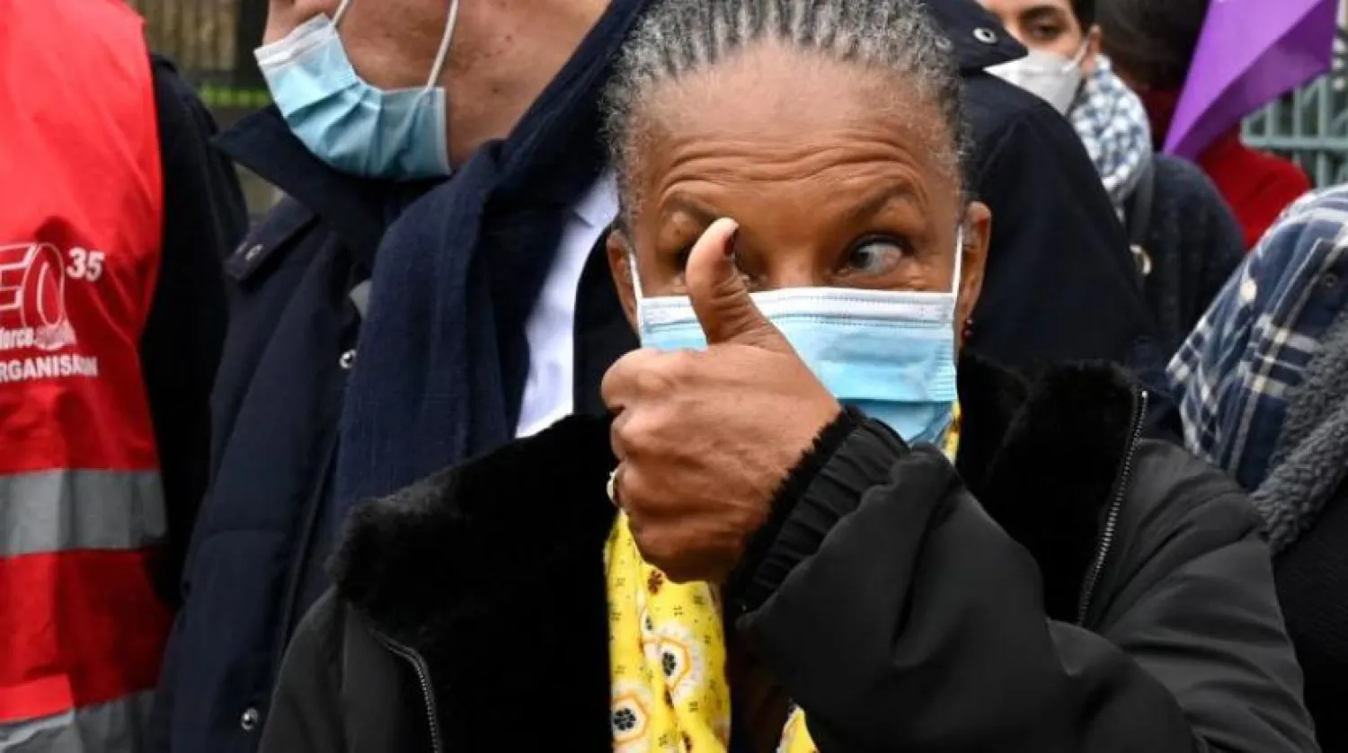 Fransa eski Adalet Bakanı Christiane Taubira (AFP)