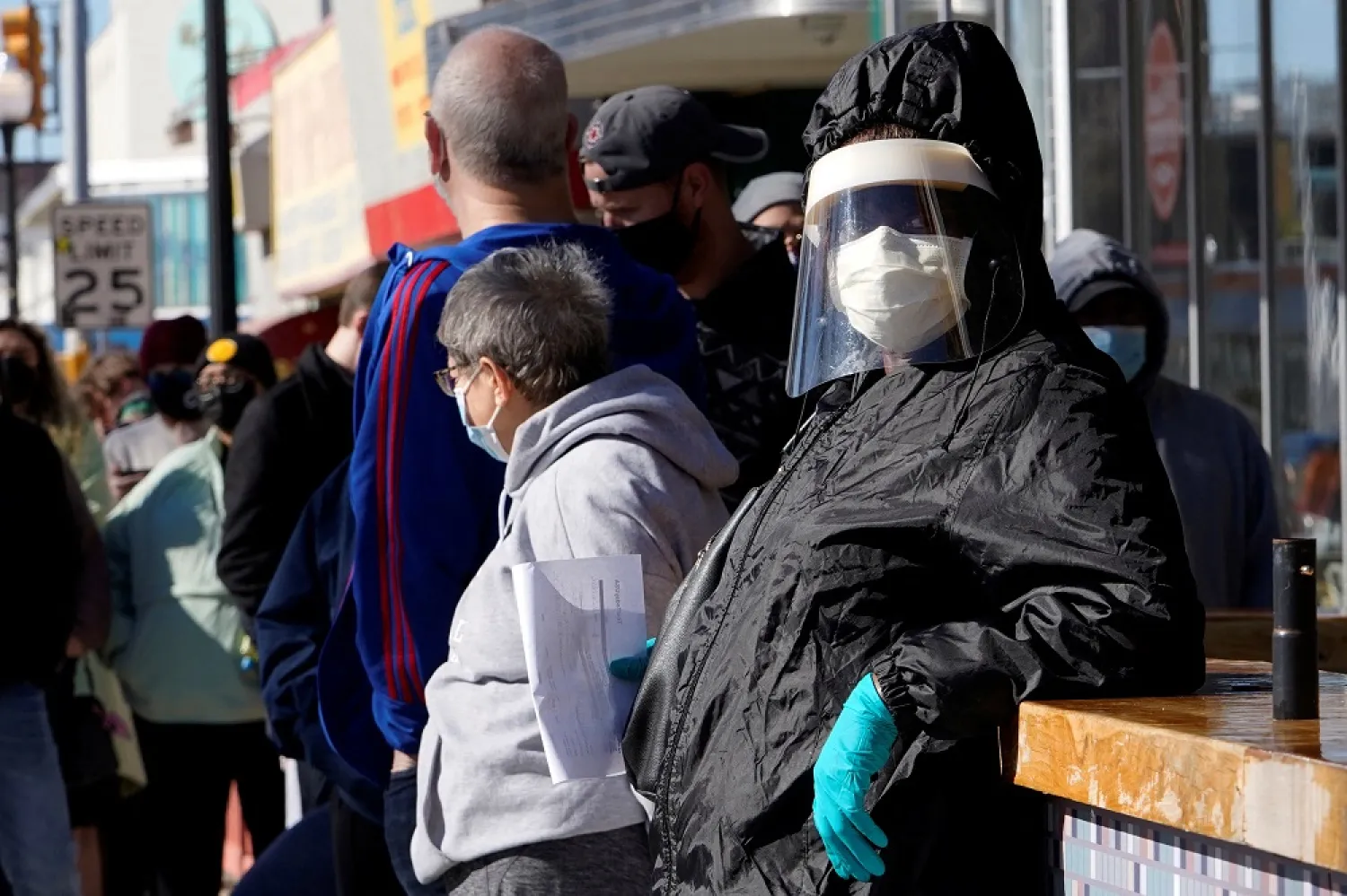 N95 masks that are worn correctly will filter out at least 95% of particulate matter in the air, preventing anything larger than 0.3 micron from passing through. (Reuters)