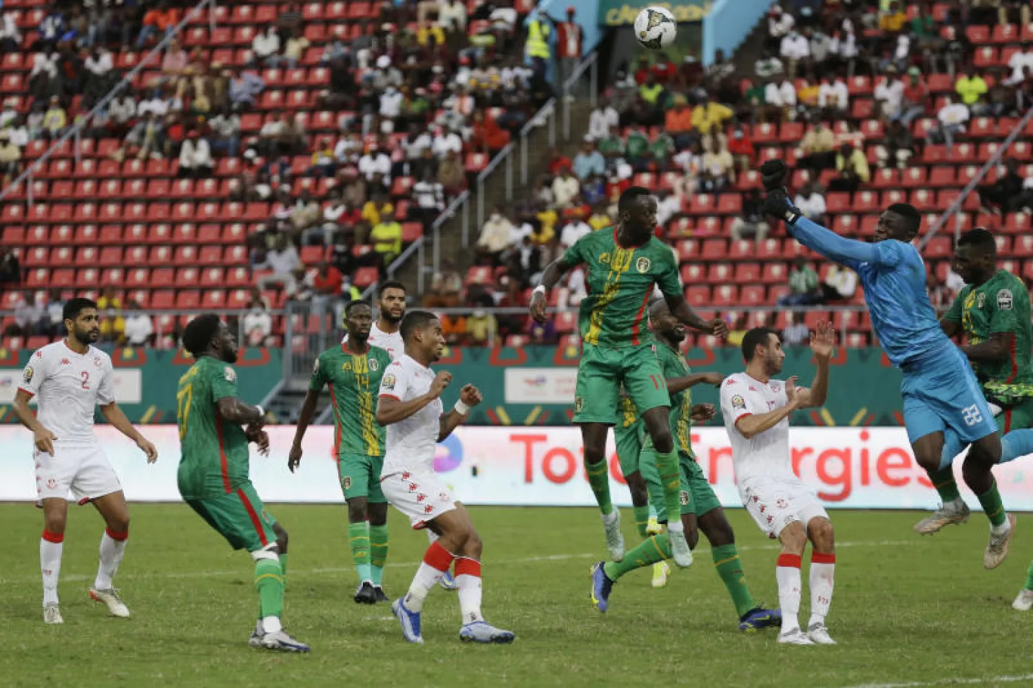 مباراة تونس مع موريتانيا أعادت إحياء آمالها بالتأهل (أ.ب)