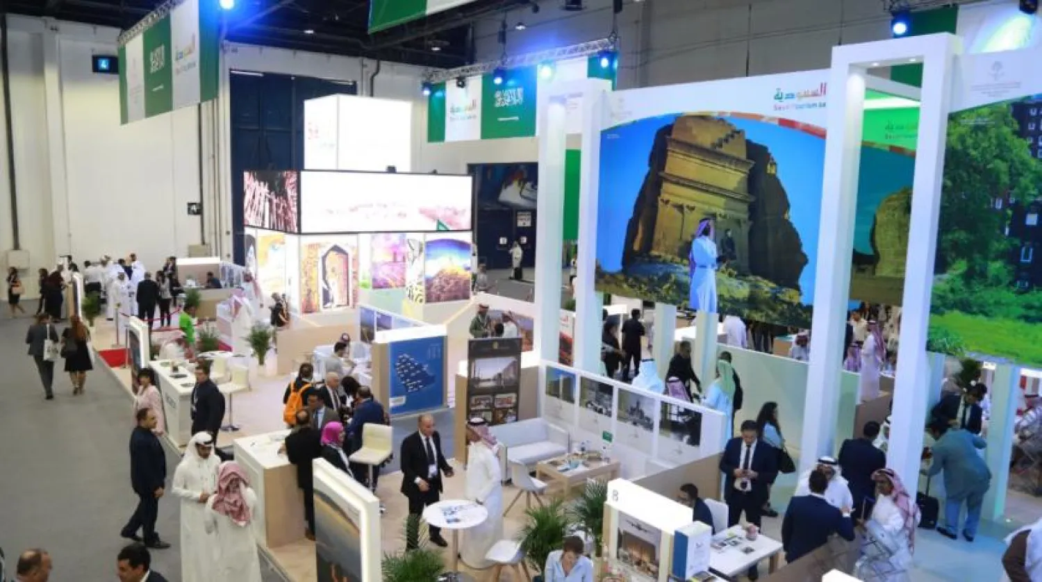 Saudi Arabia's pavilion at the 2019 Arabian Travel Market Expo in Dubai (SPA)

