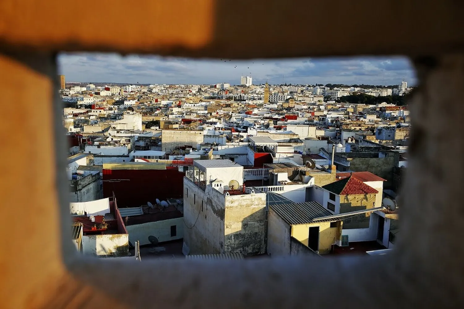 Rooftops of Rabat's Medina are seen from atop a hotel that is being reconstructed September 25, 2014. (Reuters)