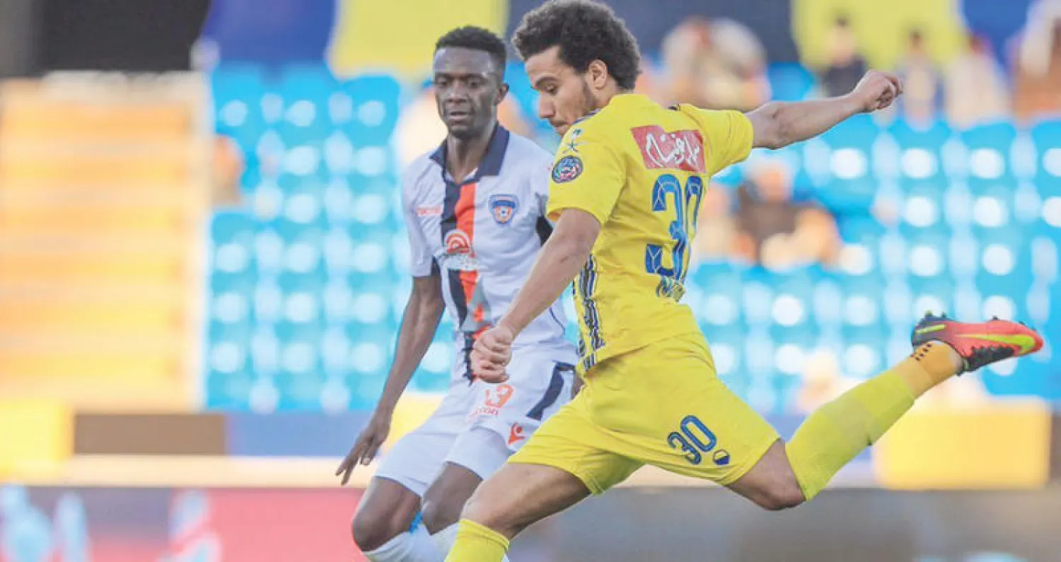 مصطفى فتحي إبان تمثيله التعاون في موسم 2017 (الشرق الأوسط)