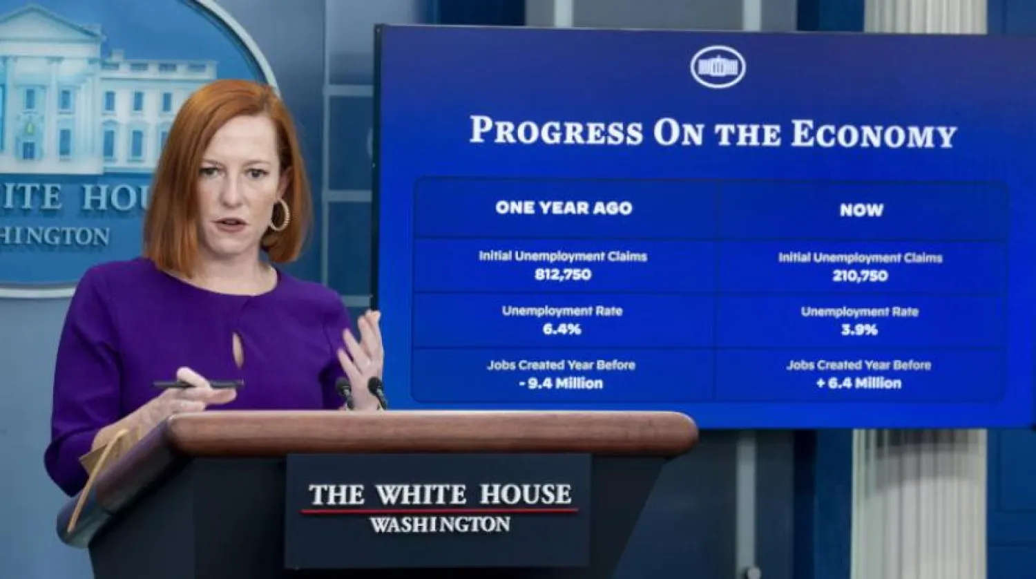 Beyaz Saray Sözcüsü Jen Psaki (EPA)