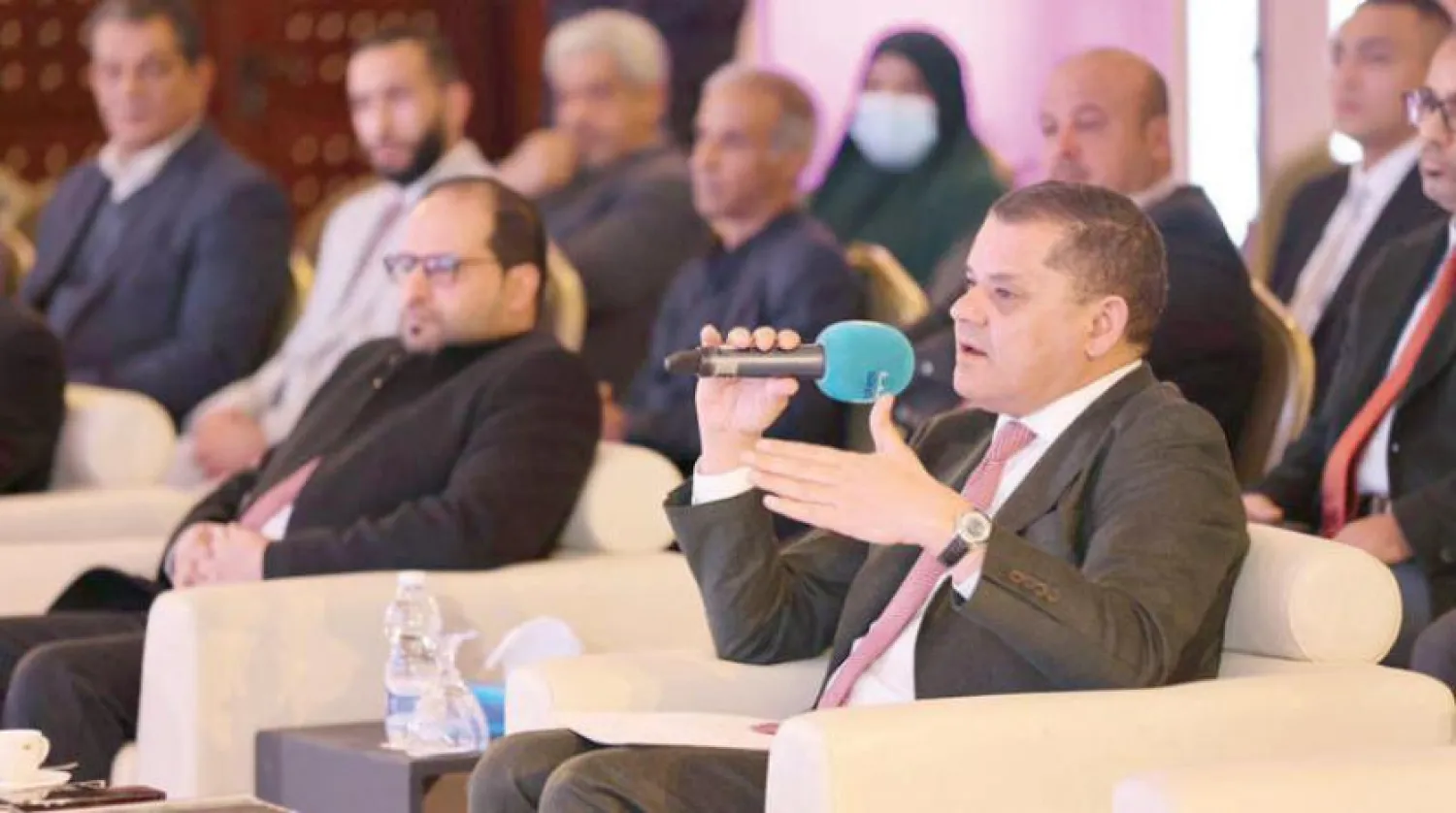 Başbakan Dibeybe dün başkent Trablus'ta bir sempozyuma katıldı (UBH)