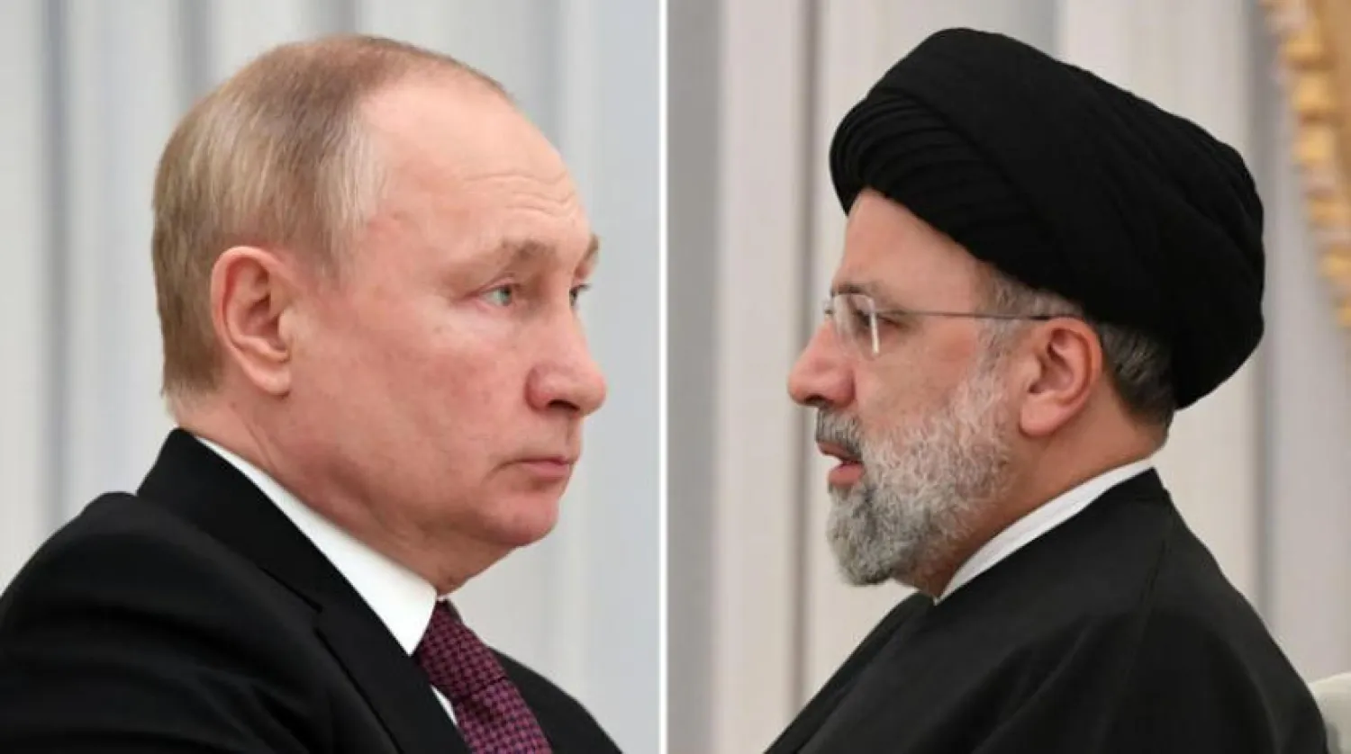 Rusya Devlet Başkanı Vladimir Putin ve İran Cumhurbaşkanı İbrahim Reisi dün Kremlin'de bir araya geldiler (AP)