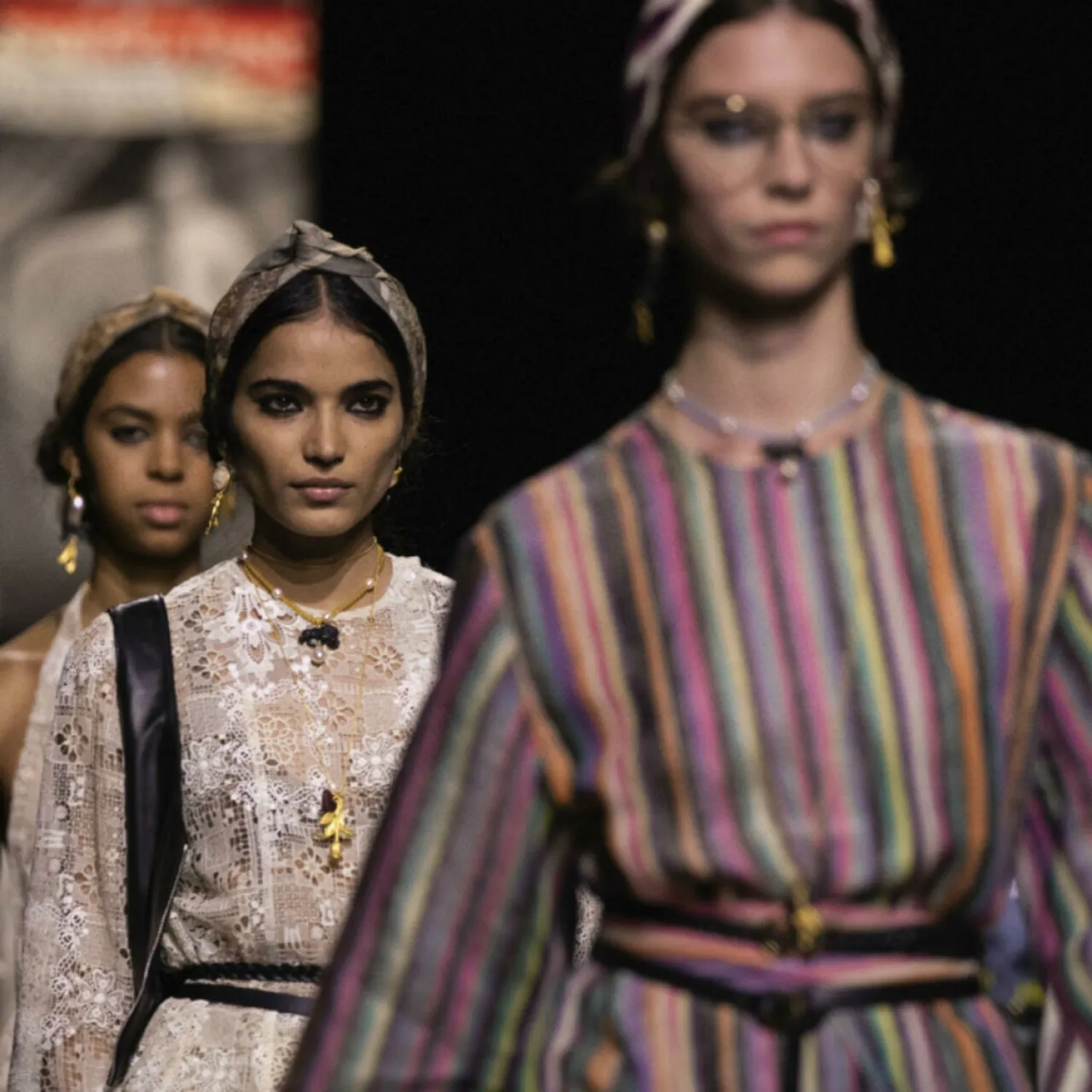 Paris Fashion Week returns in real life after nearly two years online as a result of the pandemic. Vianney Le Caer, Invision, AP
