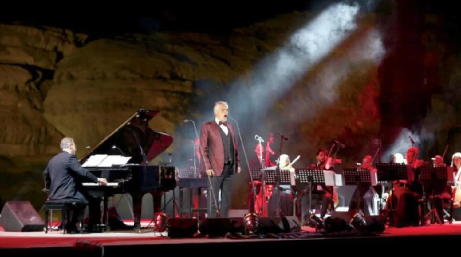Andrea Bocelli to visit AlUla for the fourth time to perform at the Winter at Tantora Festival.
