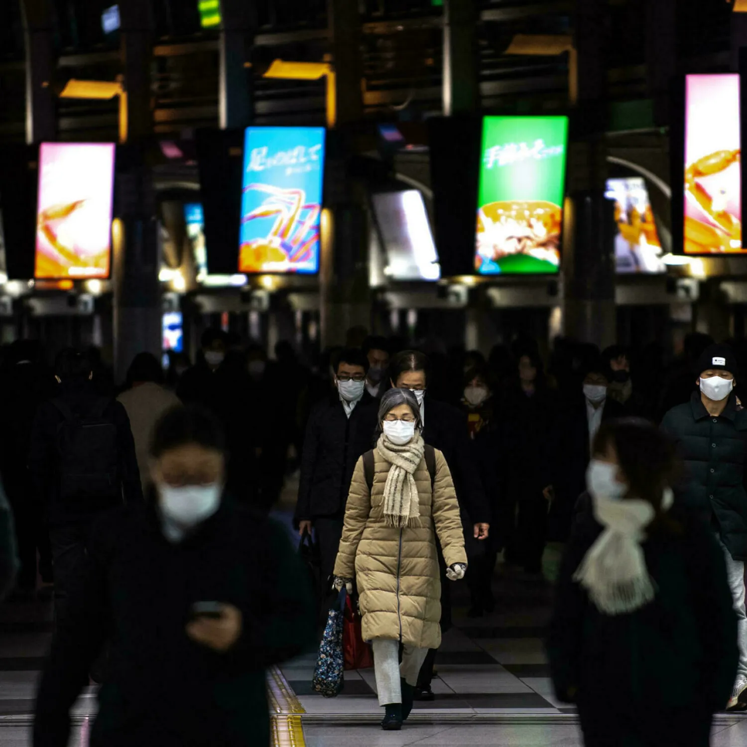 Japan will approve new virus rules in the capital and other regions over surging Covid infections. Philip FONG AFP

