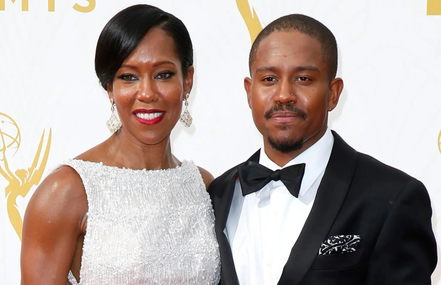 Regina King and her son, Ian Alexander Jr. (AP)