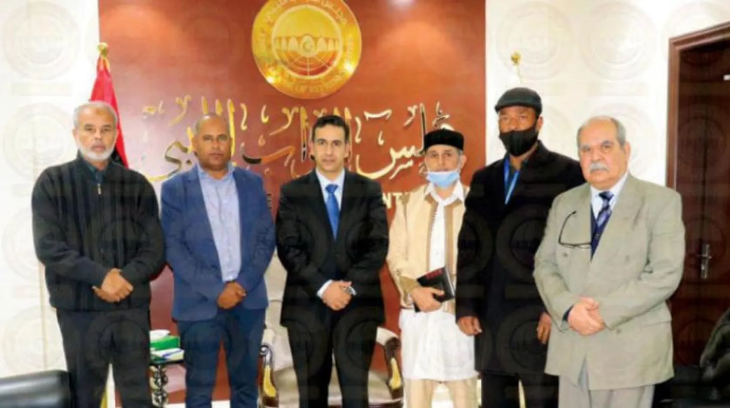 Temsilciler Meclisi Başkan Vekili Fevzi en-Nuveyri Anayasa Taslağı Yazımı Kurucu Heyeti İrtibat Komitesi üyelerini kabul etti (Temsilciler Meclis Başkanlığı Medya Merkezi)