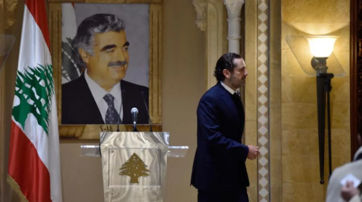 حریری کو کل اپنی پریس کانفرنس کے اختتام کے وقت دیکھا جا سکتا ہے (ای بی اے)