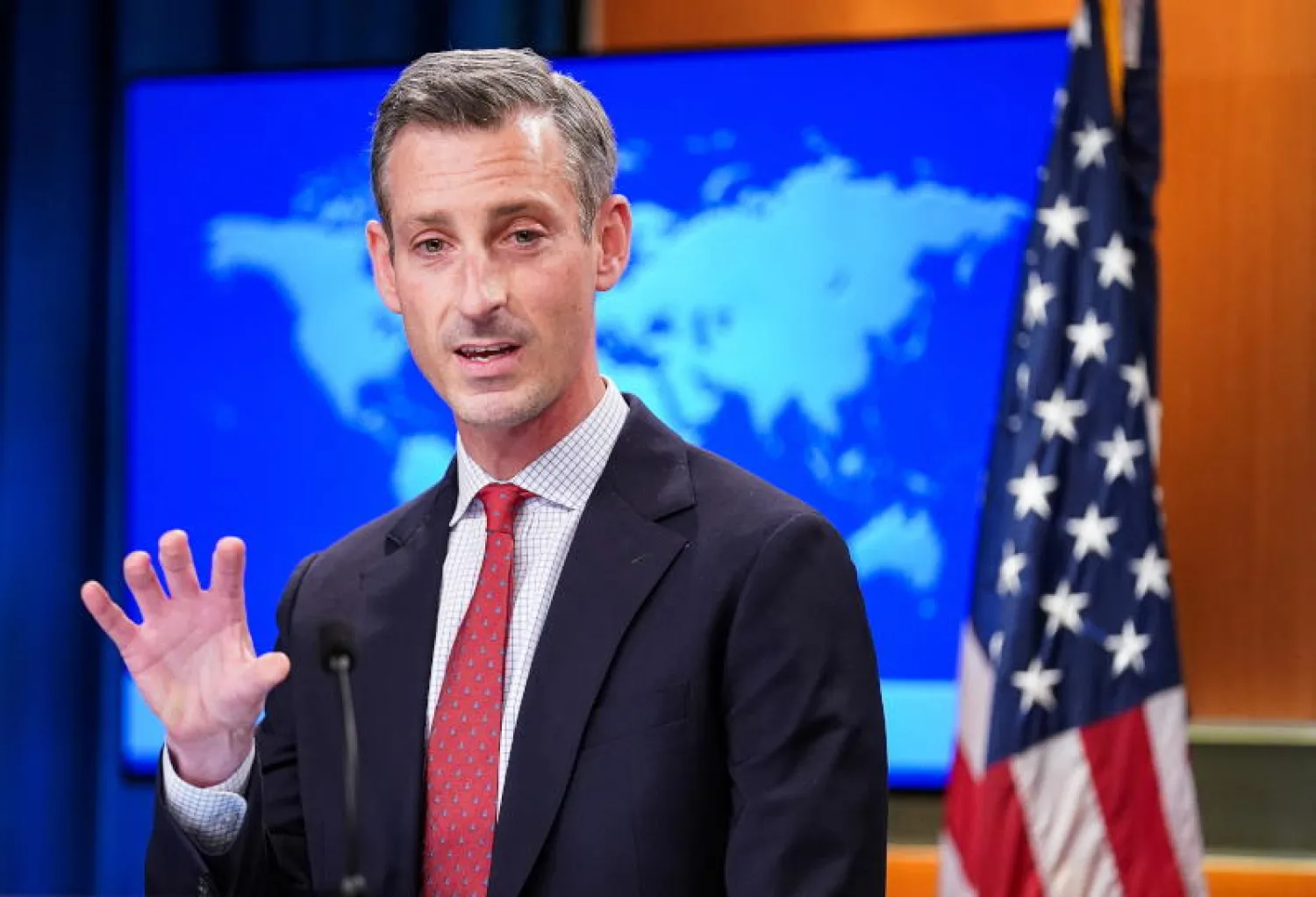 المتحدث باسم وزارة الخارجية الأميركية نيد برايس (رويترز)
