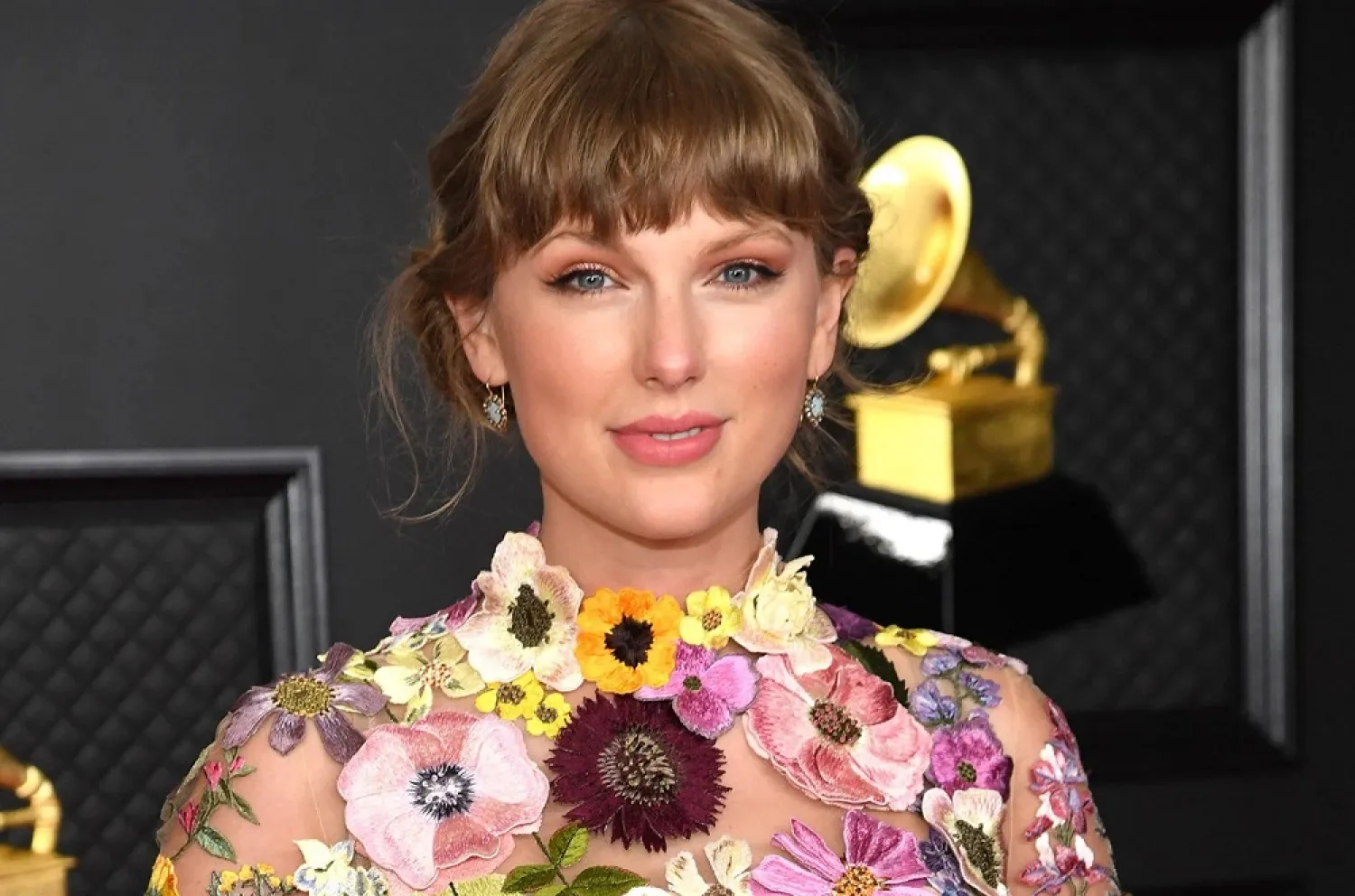 Taylor Swift, winner of the Album of the Year award for "Folklore," poses in the media room during the 63rd Annual GRAMMY Awards at Los Angeles Convention Center on March 14, 2021 in Los Angeles. (Getty Images)